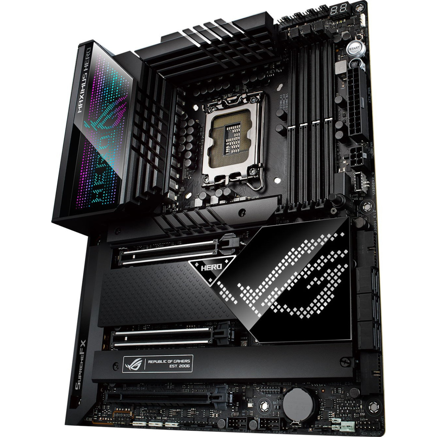 Материнская плата ASUS ROG MAXIMUS Z690 HERO (ROG Maximus Z690 Hero) (Socket 1700, Intel Z690, ATX) Б/у
