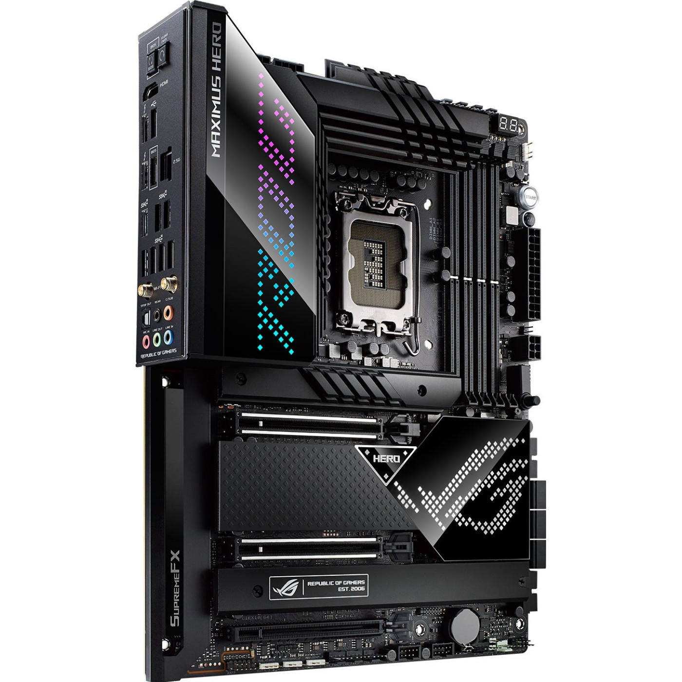 Материнская плата ASUS ROG MAXIMUS Z690 HERO (ROG Maximus Z690 Hero) (Socket 1700, Intel Z690, ATX) Б/у