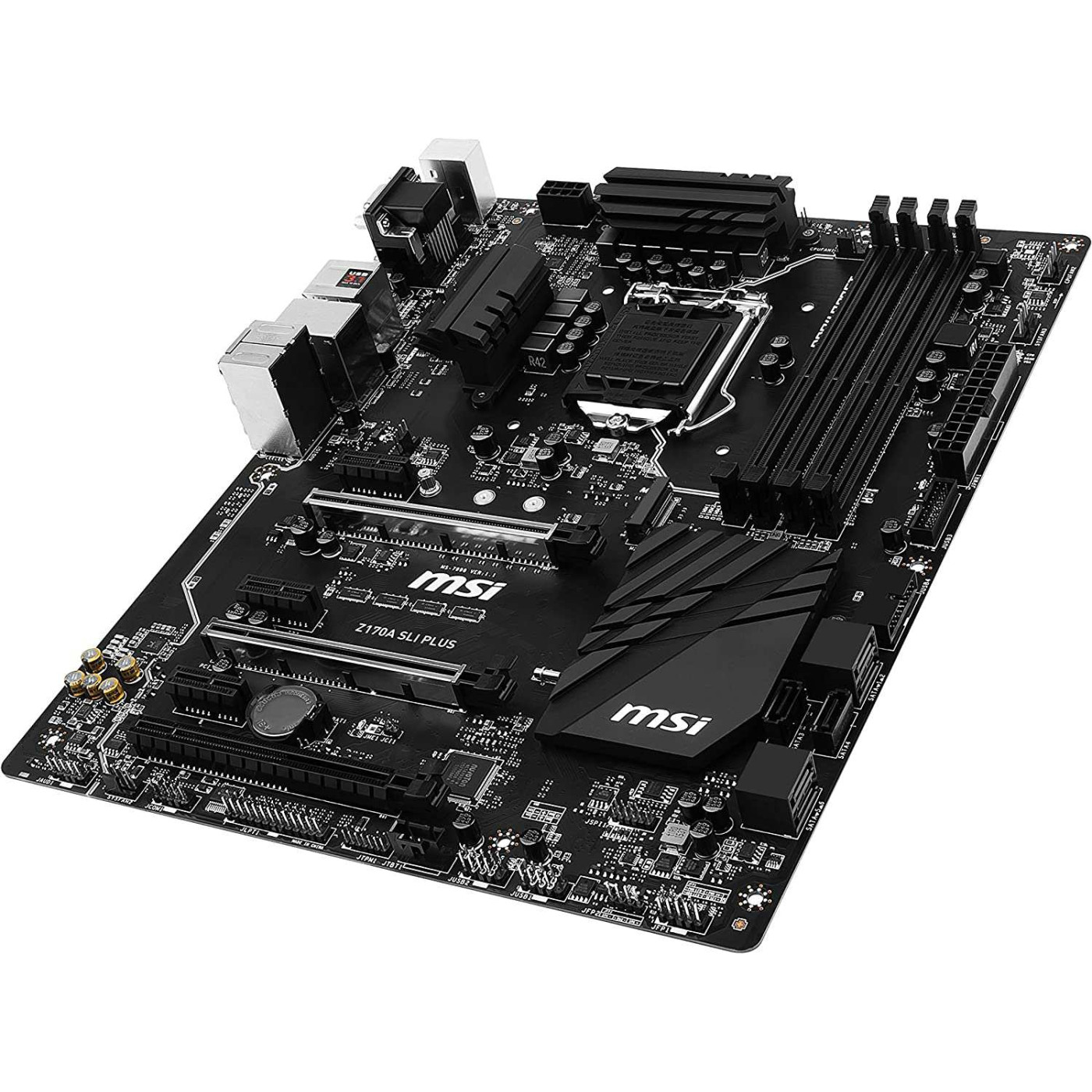 Материнська плата MSI Z170A SLI Plus (Z170A SLI Plus) (Socket 1151, Intel Z170, ATX) Б/в,U1