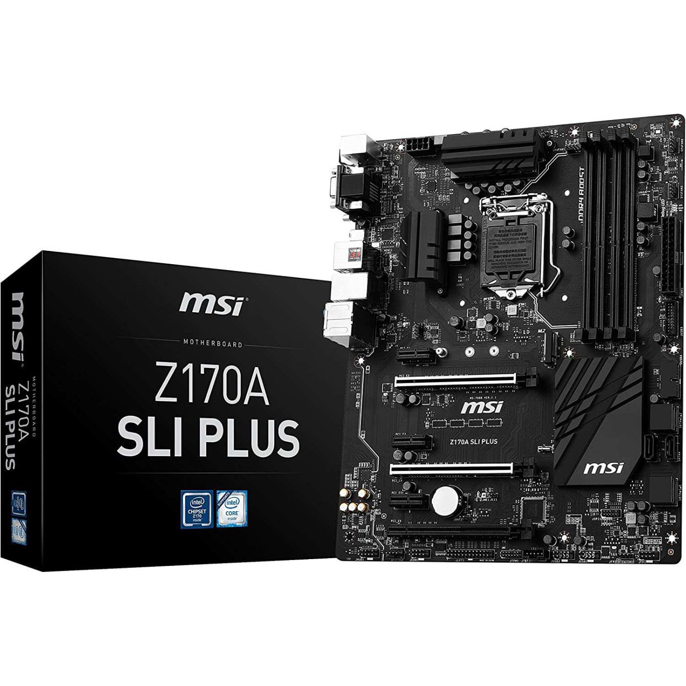 Материнська плата MSI Z170A SLI Plus (Z170A SLI Plus) (Socket 1151, Intel Z170, ATX) Б/в,U1