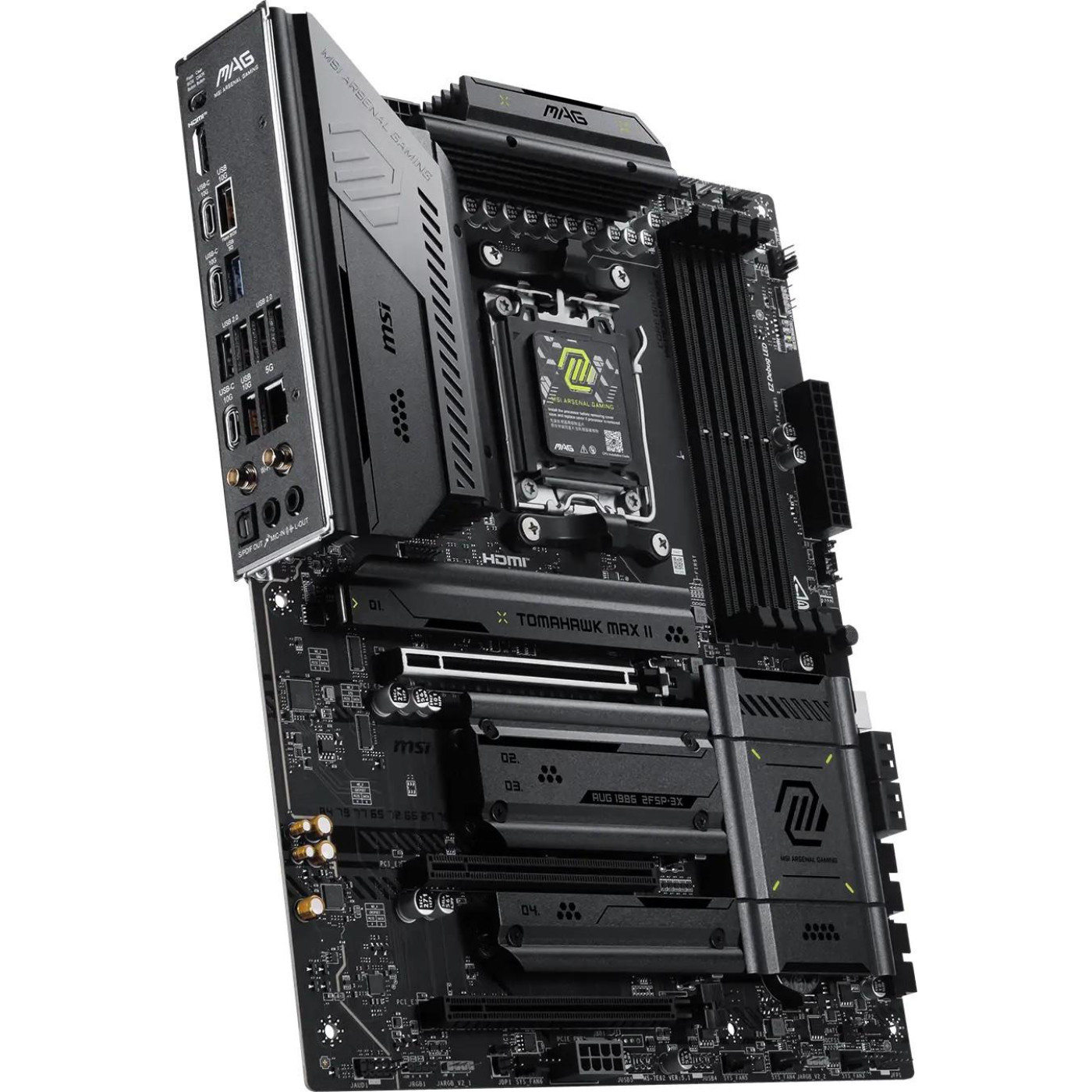 Материнська плата MSI MAG B850 TOMAHAWK MAX WIFI II (MAG B850 TOMAHAWK MAX WIFI II) (Socket AM5, AMD B850, ATX)