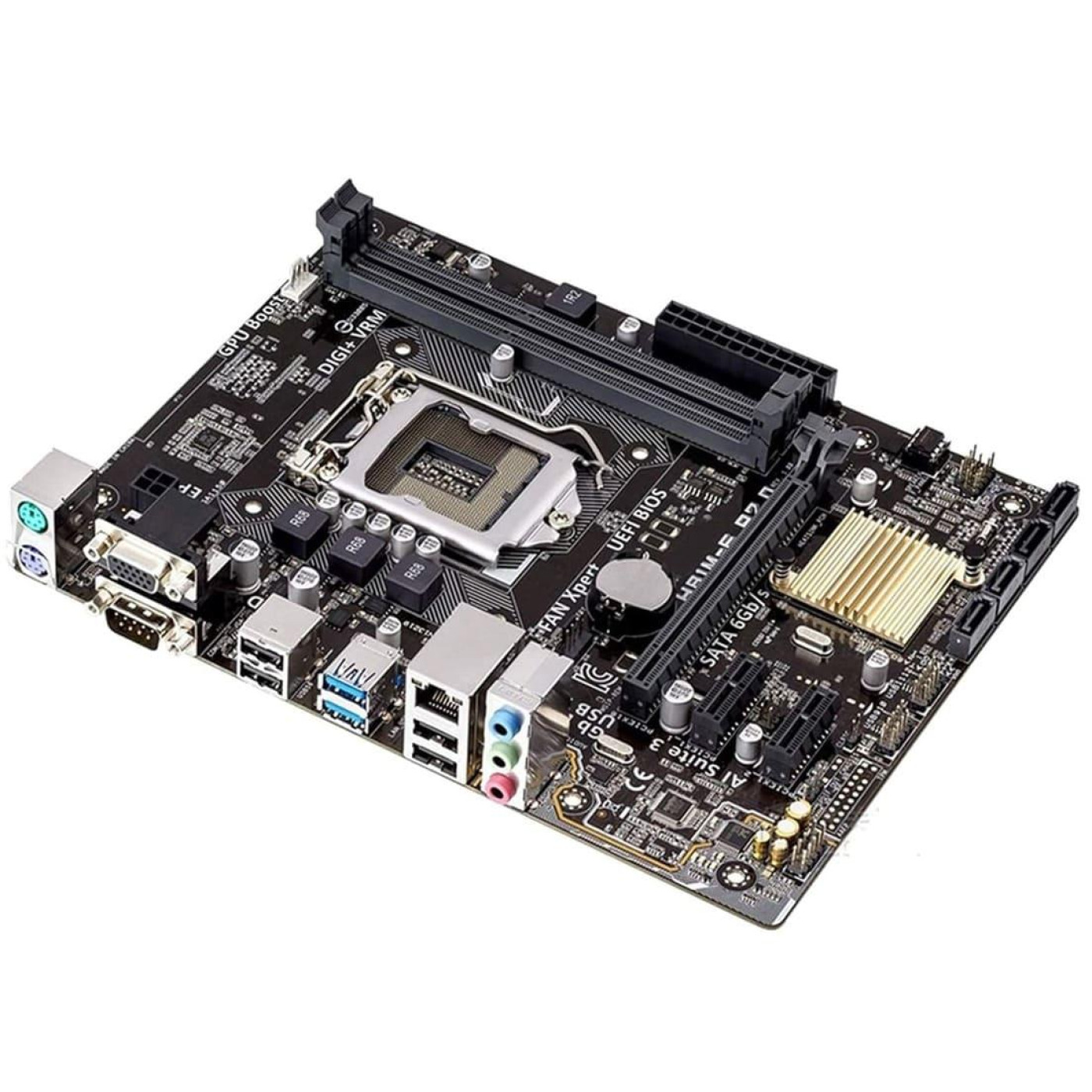 Материнская плата ASUS H81M-E R2.0 (H81M-E R2.0) (Socket 1150, Intel H81, Micro-ATX) Б/у