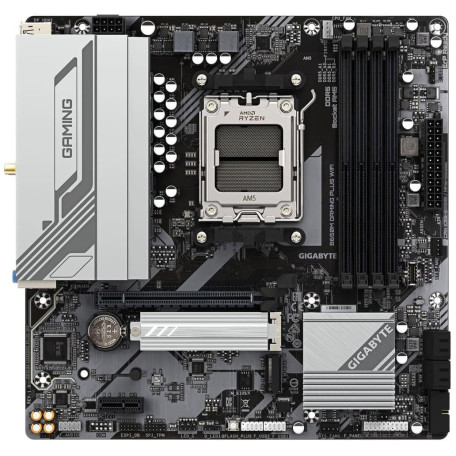 Материнська плата GIGABYTE B650M GAMING PLUS WIFI (B650M GAMING PLUS WIFI G) (Socket AM5, AMD B650, Micro-ATX)