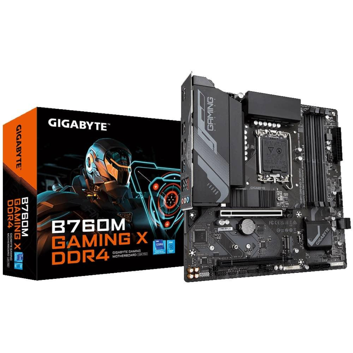 Материнська плата Gigabyte B760M GAMING X DDR4 (B760M GAMING X DDR4) (Socket 1700, Intel B760, Micro-ATX)
