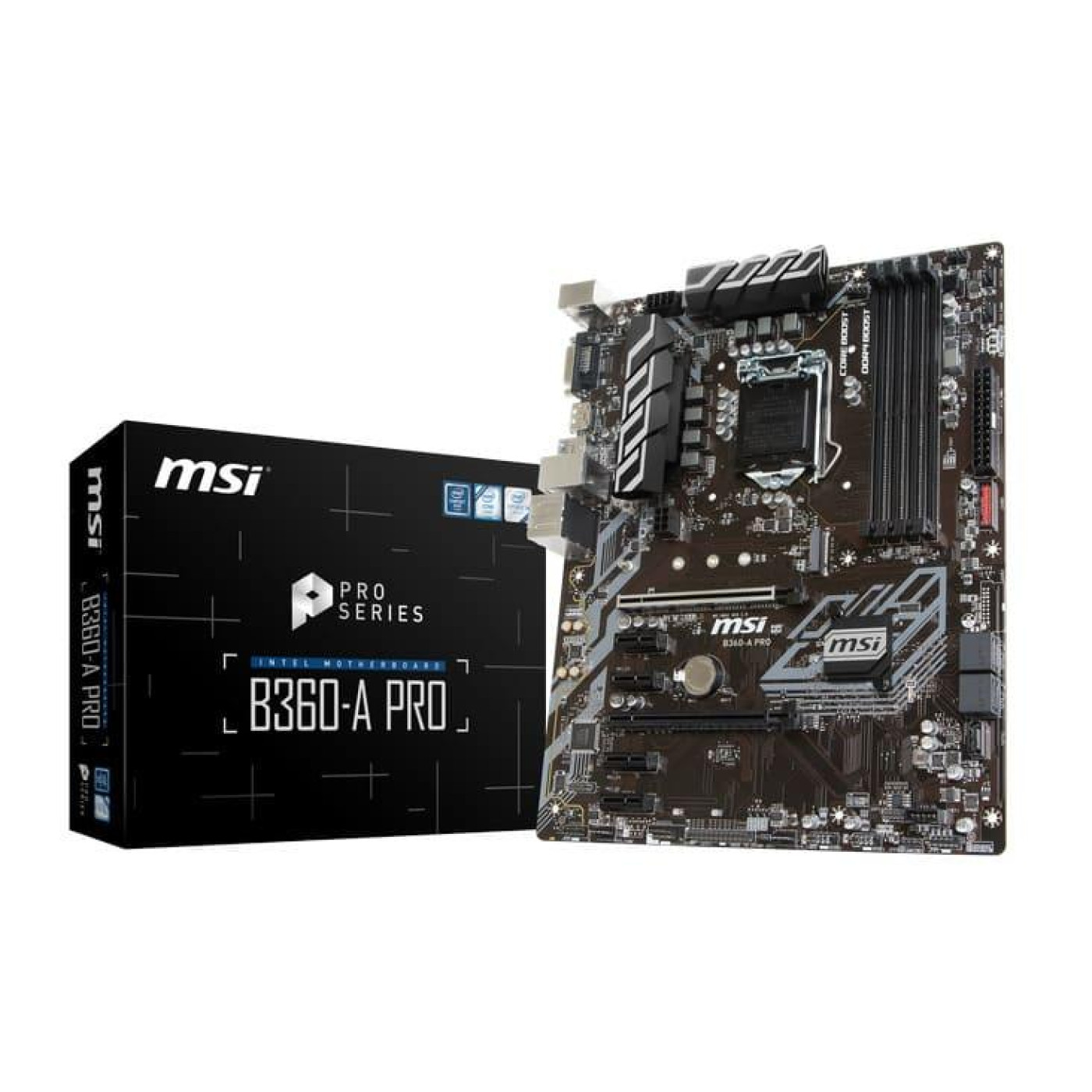 Материнская плата MSI B360-A Pro (B360-A Pro) (Socket 1151 v2, Intel B360, ATX) Б/у