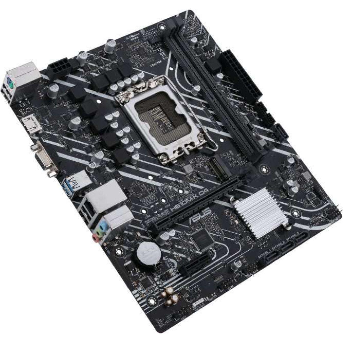 Материнская плата ASUS PRIME H610M-K D4 (PRIME H610M-K D4) (Socket 1700, Intel H610, Micro-ATX)