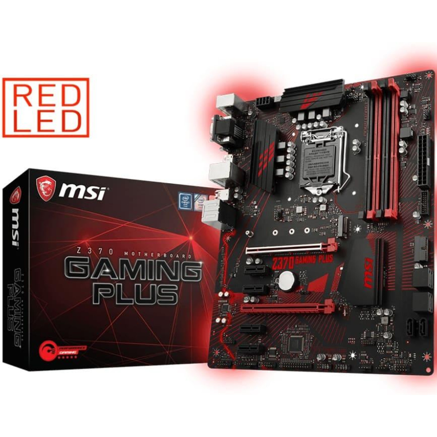Материнська плата MSI Z370 Gaming Plus (Z370 Gaming Plus) (Socket 1151 v2, Intel Z370, ATX) Б/в