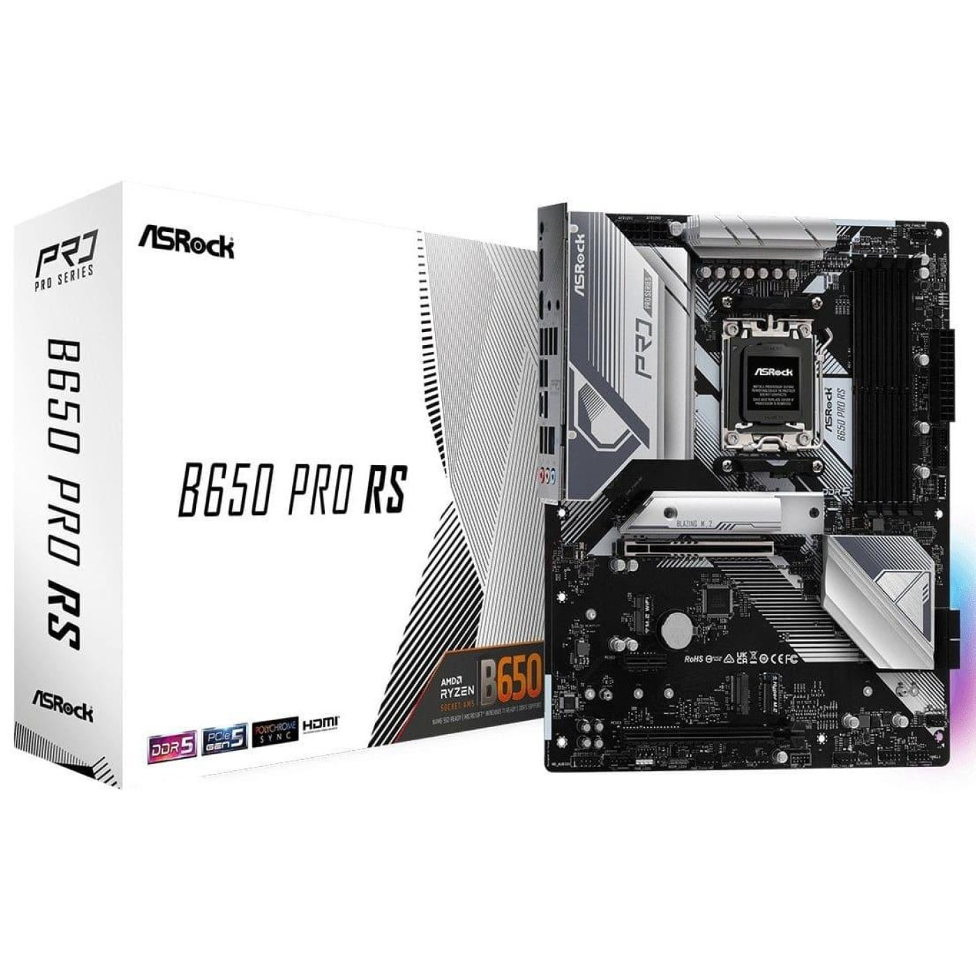 Материнская плата AsRock B650 PRO RS (B650 PRO RS) (Socket AM5, AMD B650, ATX)