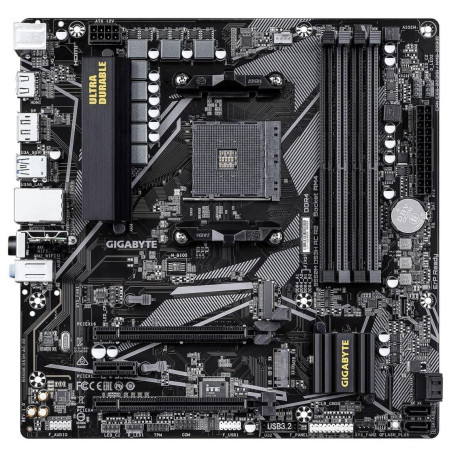 Материнська плата GIGABYTE B550M DS3H AC R2 (B550M DS3H AC R2) (Socket AM4, AMD B550, Micro-ATX)