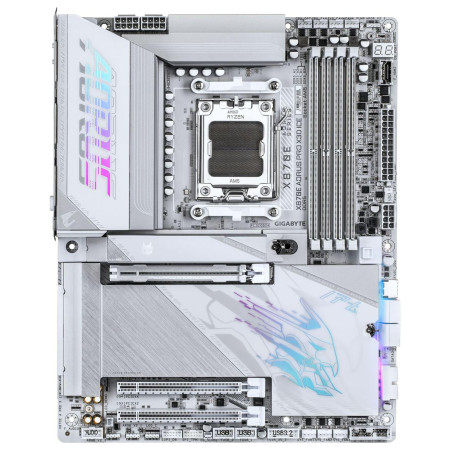 Материнська плата GIGABYTE X870E AORUS PRO X3D ICE (X870E AORUS PRO X3D ICE) (Socket AM5, AMD X870E, ATX)