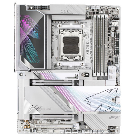 Материнська плата GIGABYTE X870E AORUS MASTER X3D ICE (X870E AORUS MASTER X3D ICE) (Socket AM5, AMD X870E, ATX)