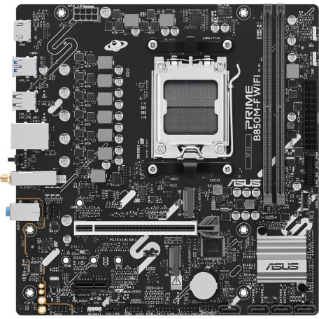 Материнська плата ASUS PRIME B850M-F WIFI (PRIME B850M-F WIFI) (Socket AM5, AMD B850, Micro-ATX)