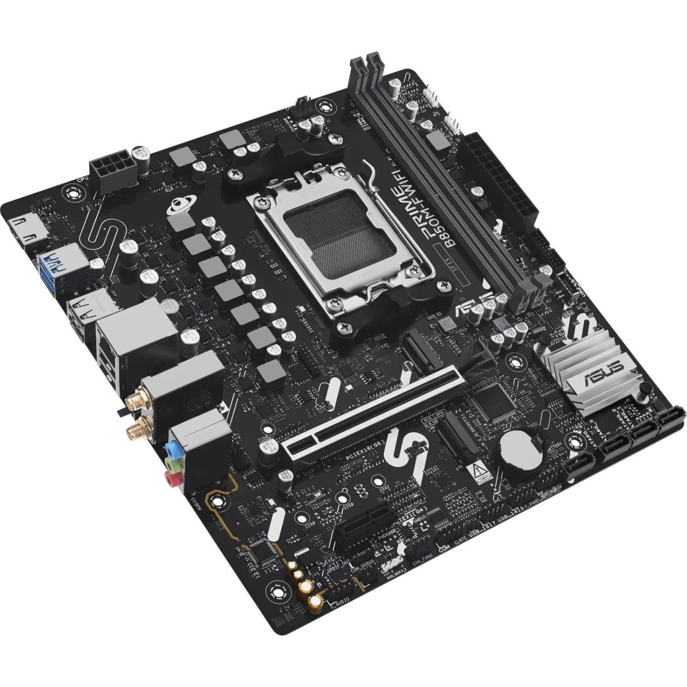 Материнская плата ASUS PRIME B850M-F WIFI (PRIME B850M-F WIFI) (Socket AM5, AMD B850, Micro-ATX)