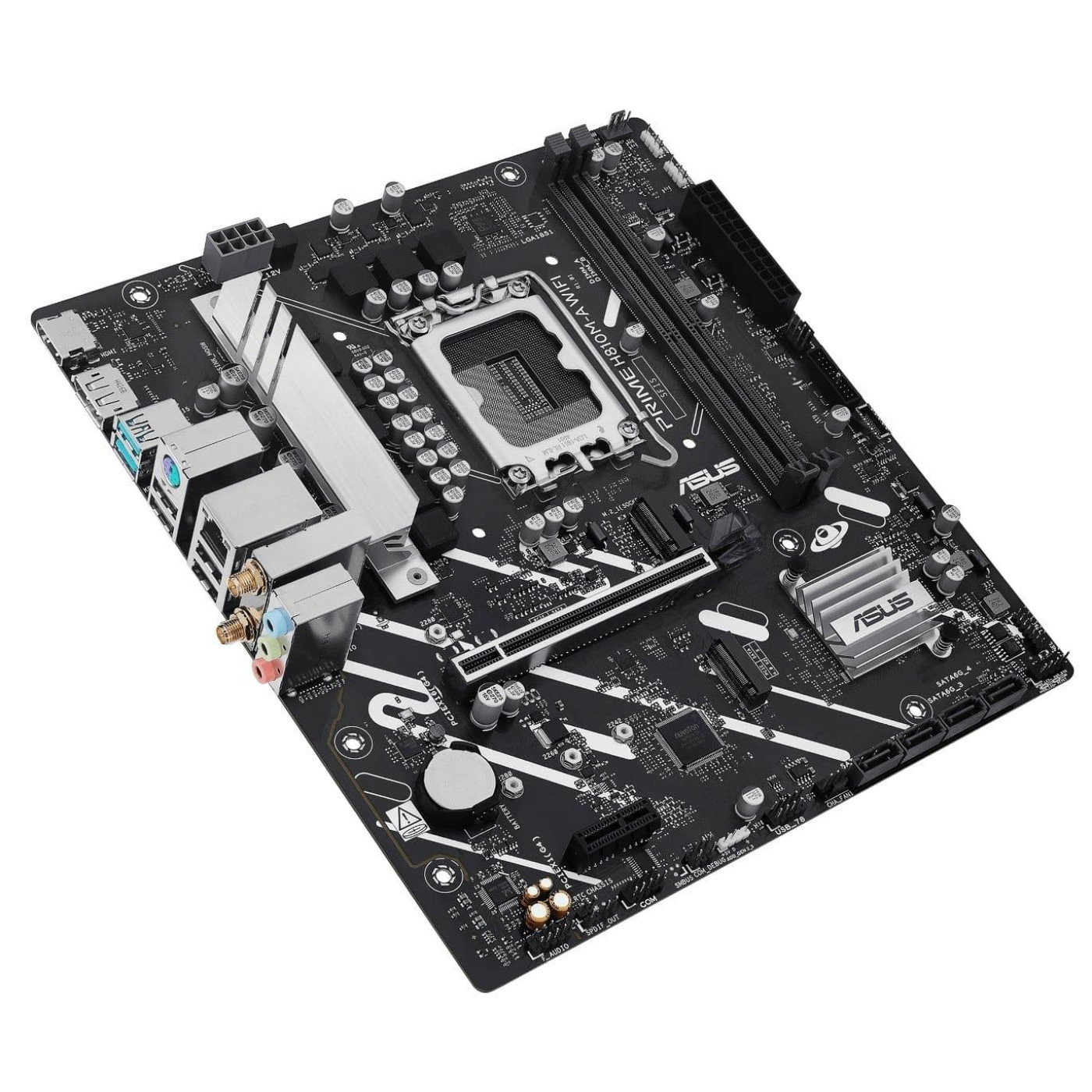 Материнская плата ASUS PRIME H810M-A WIFI (PRIME H810M-A WIFI) (Socket 1851, Intel H810, Micro-ATX)