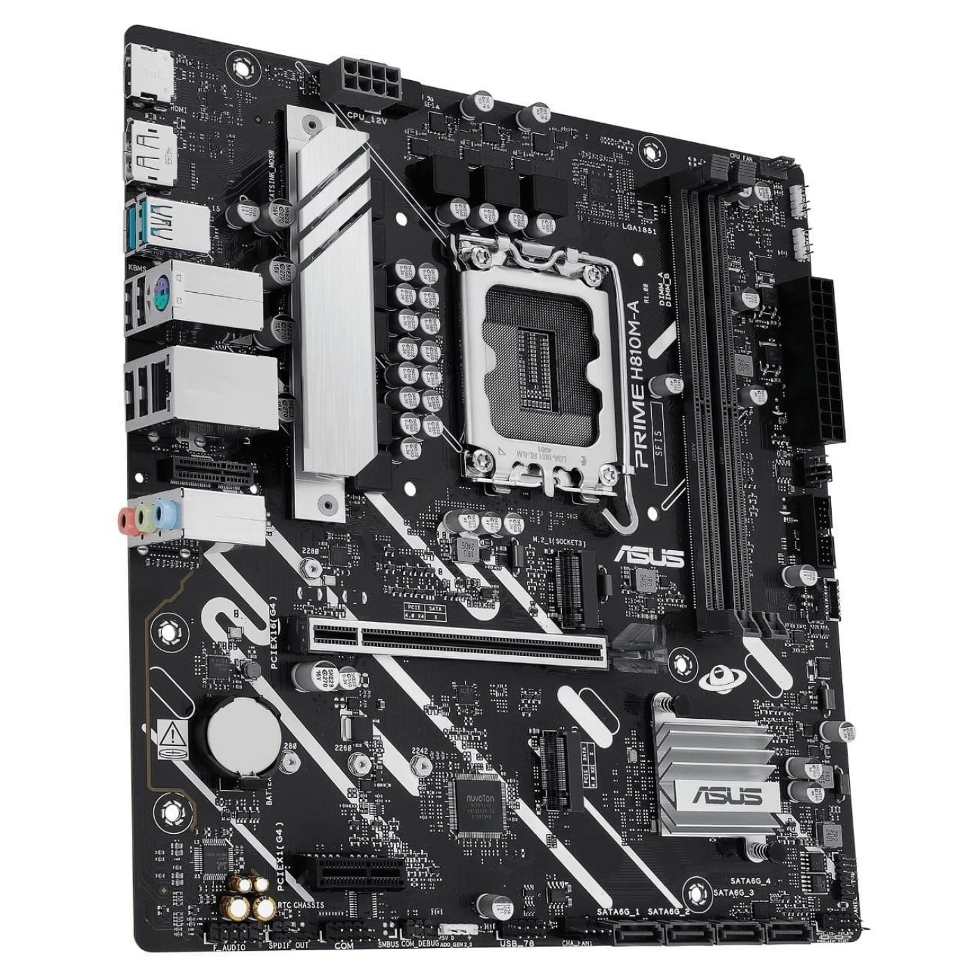 Материнська плата ASUS PRIME H810M-A-CSM (PRIME H810M-A-CSM) (Socket 1851, Intel H810, Micro-ATX)