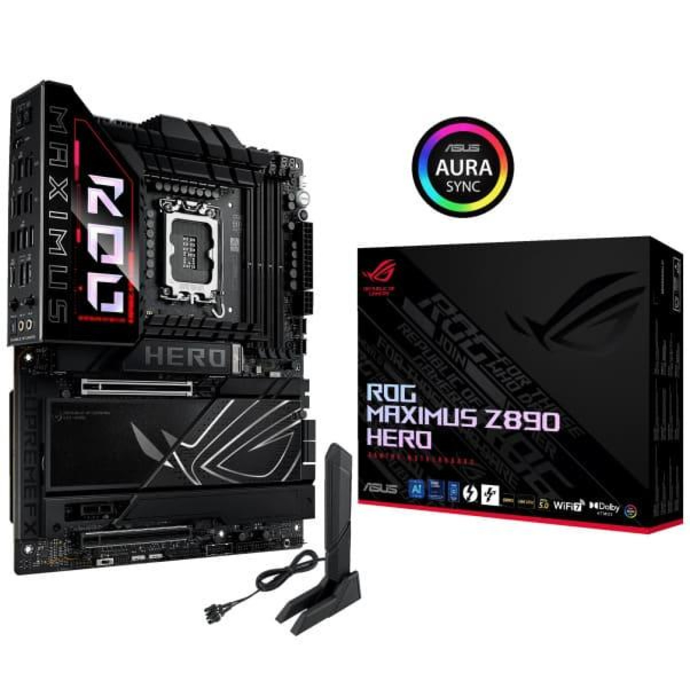 Материнська плата ASUS ROG MAXIMUS Z890 HERO (ROG MAXIMUS Z890 HERO) (Socket 1851, Intel Z890, ATX)