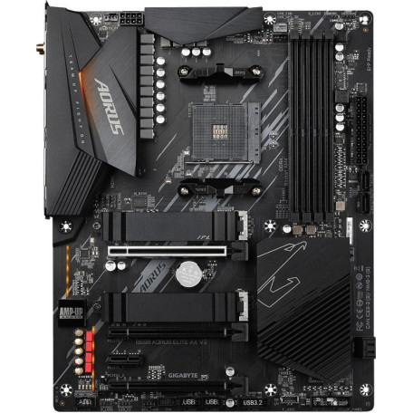 Материнська плата Gigabyte B550 Aorus Elite AX V2 (B550 AORUS ELITE AX V2) (Socket AM4, AMD B550, ATX)
