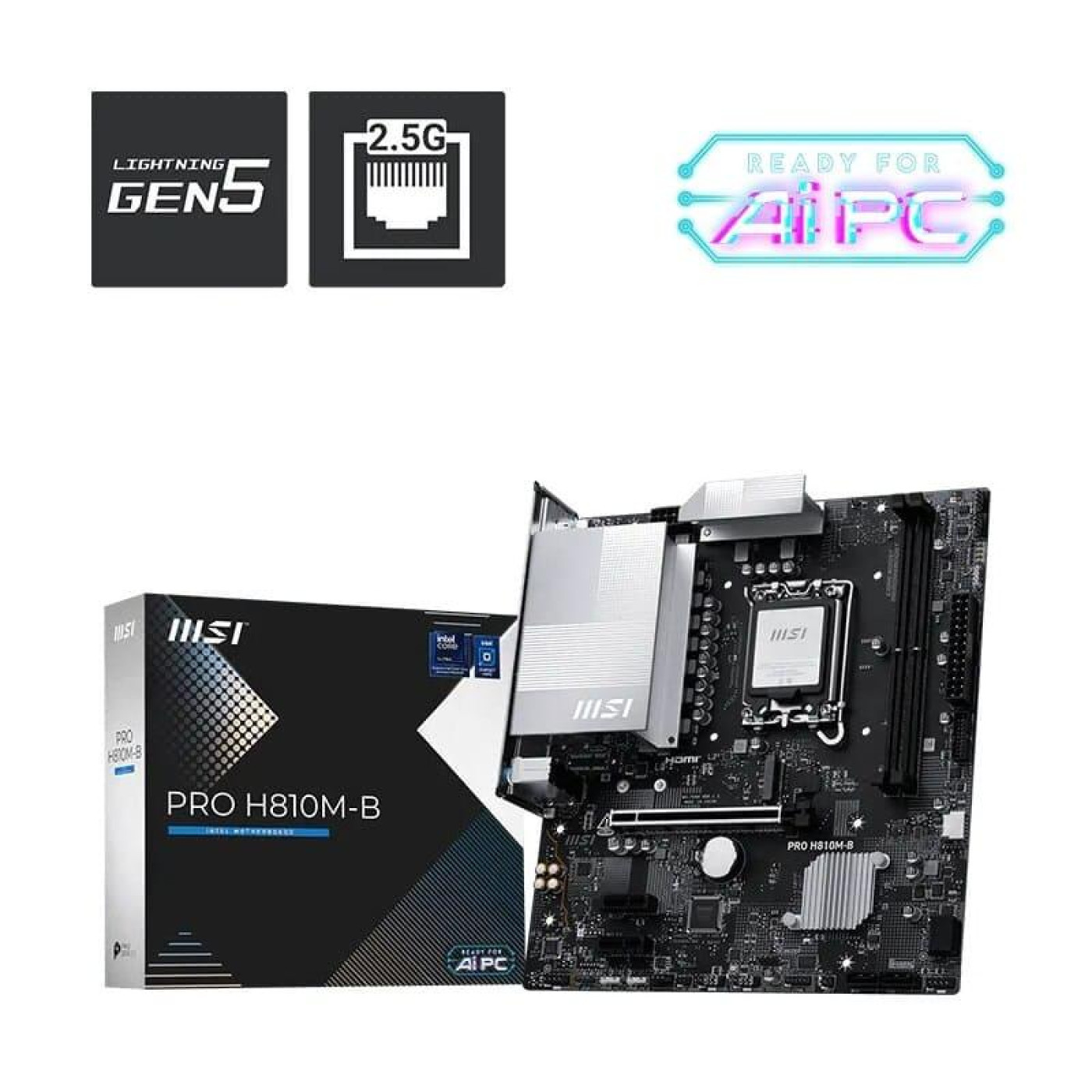 Материнська плата MSI PRO H810M-B (PRO H810M-B) ( FR