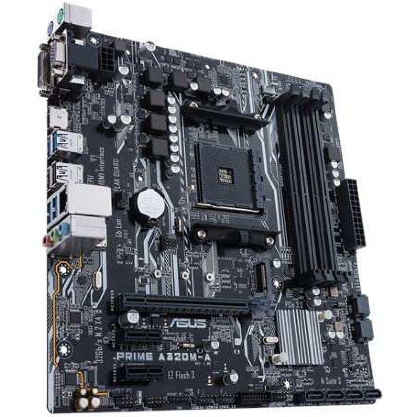 Материнська плата ASUS PRIME A320M-A (PRIME A320M-A) (Socket AM4, AMD A320, Micro-ATX) Б/в