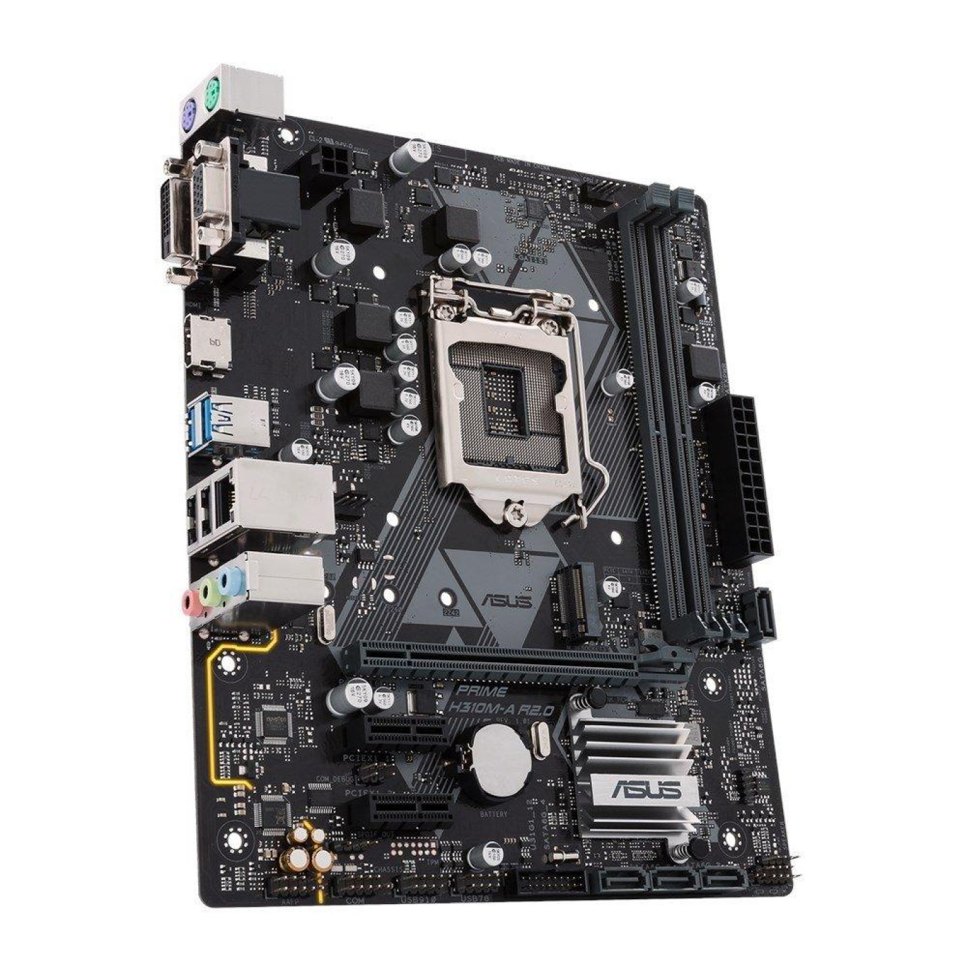 Материнська плата ASUS Prime H310M-A R2.0 (Prime H310M-A R2.0) (Socket 1151 v2, Intel H310, Micro-ATX) Б/в