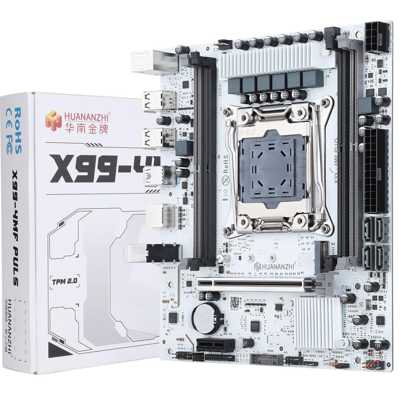 Материнська плата Huananzhi X99-4MF PLUS (HZH-X99-4MFPLUS) (