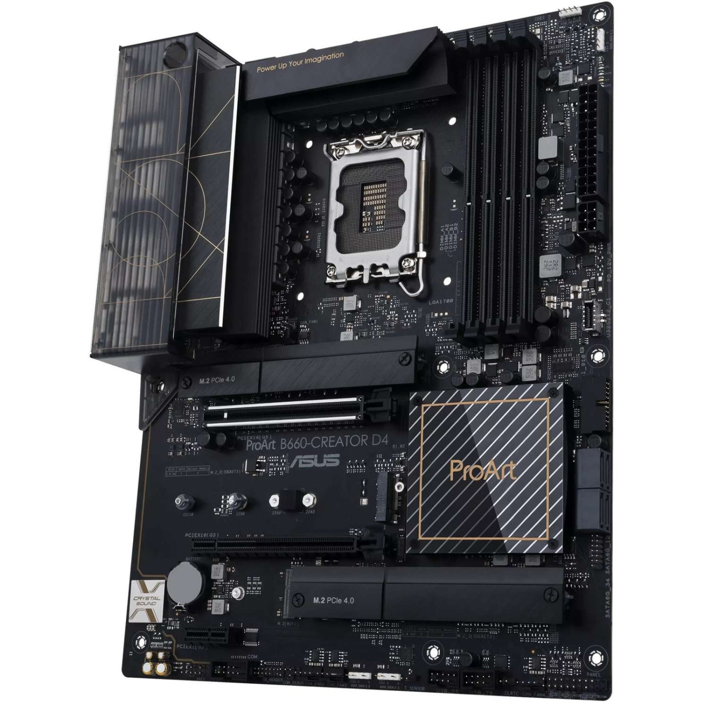 Материнська плата ASUS PROART B660-CREATOR D4 (PROART B660-CREATOR D4) (Socket 1700, Intel B660, ATX) Б/в