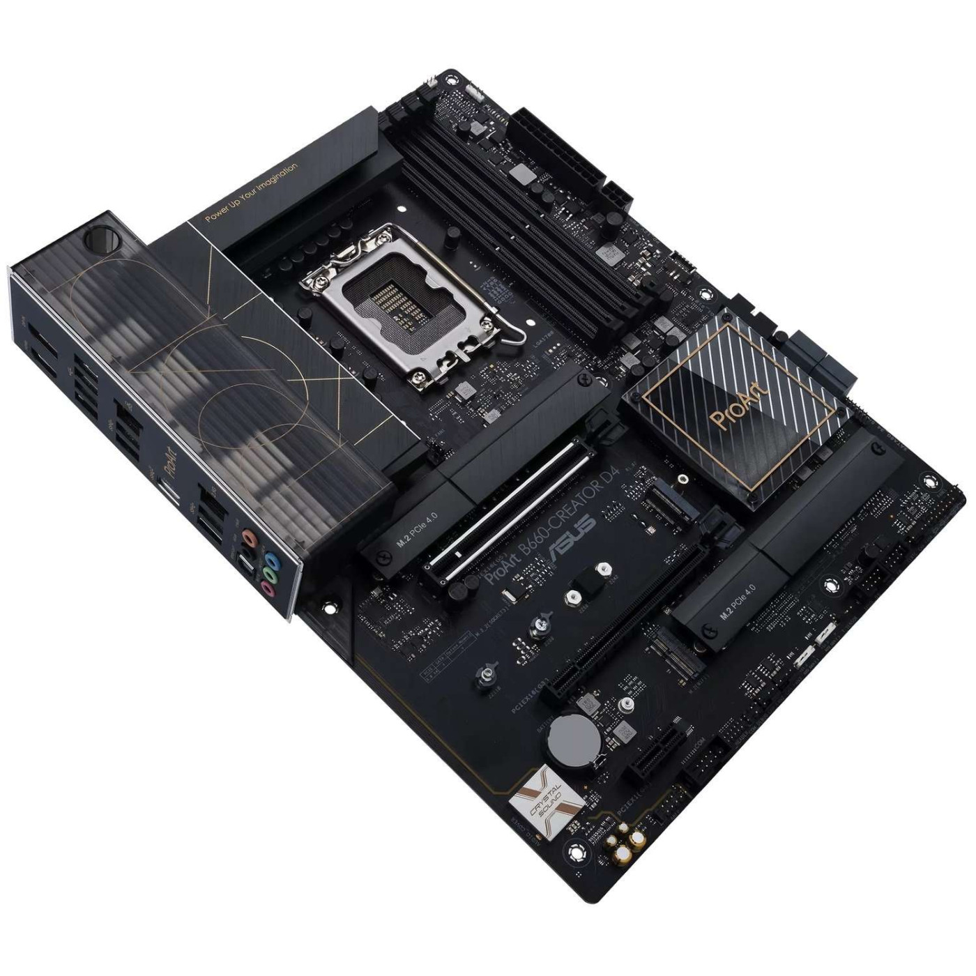 Материнська плата ASUS PROART B660-CREATOR D4 (PROART B660-CREATOR D4) (Socket 1700, Intel B660, ATX) Б/в