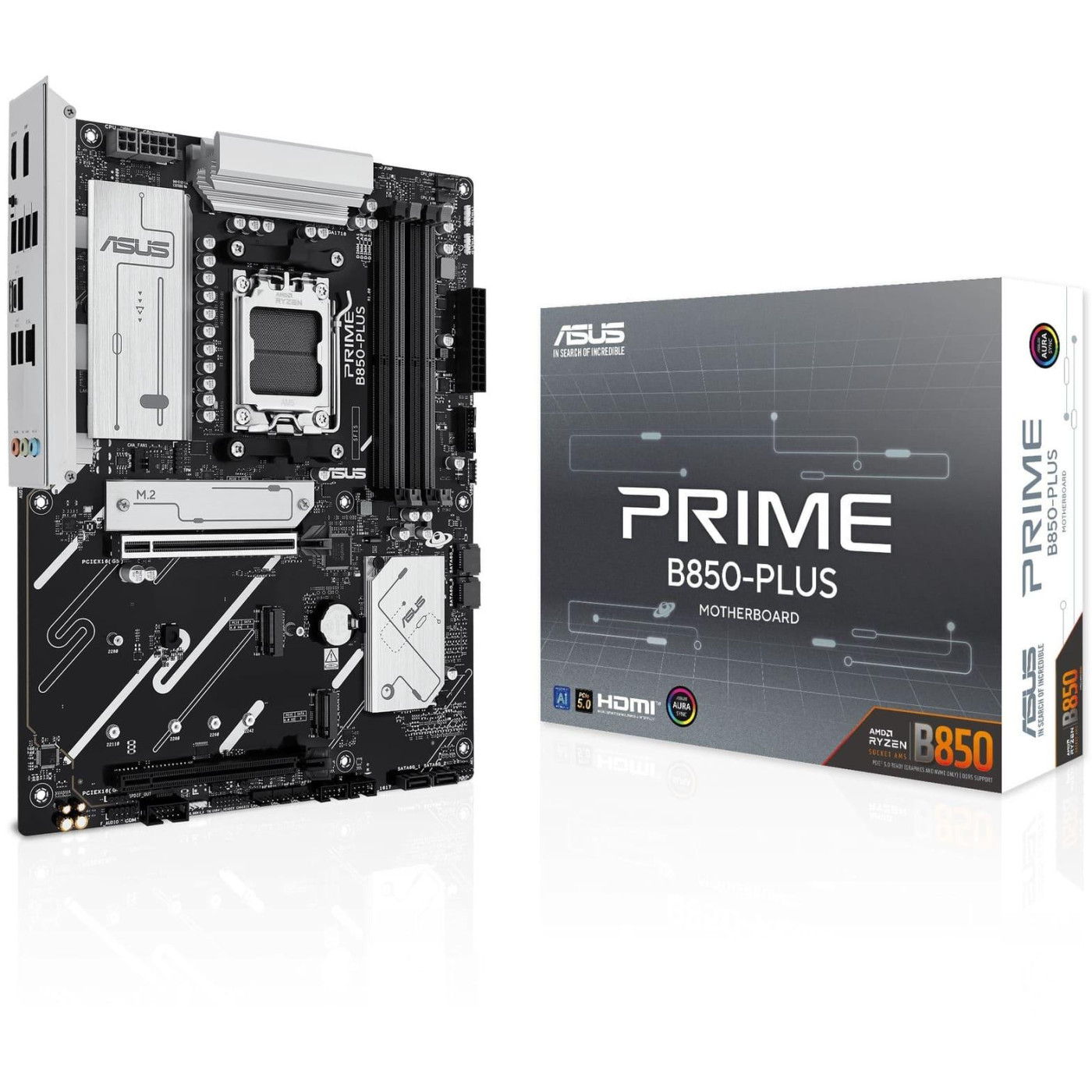 Материнська плата ASUS PRIME B850-PLUS (PRIME B850-PLUS) (Socket AM5, AMD B850, ATX)