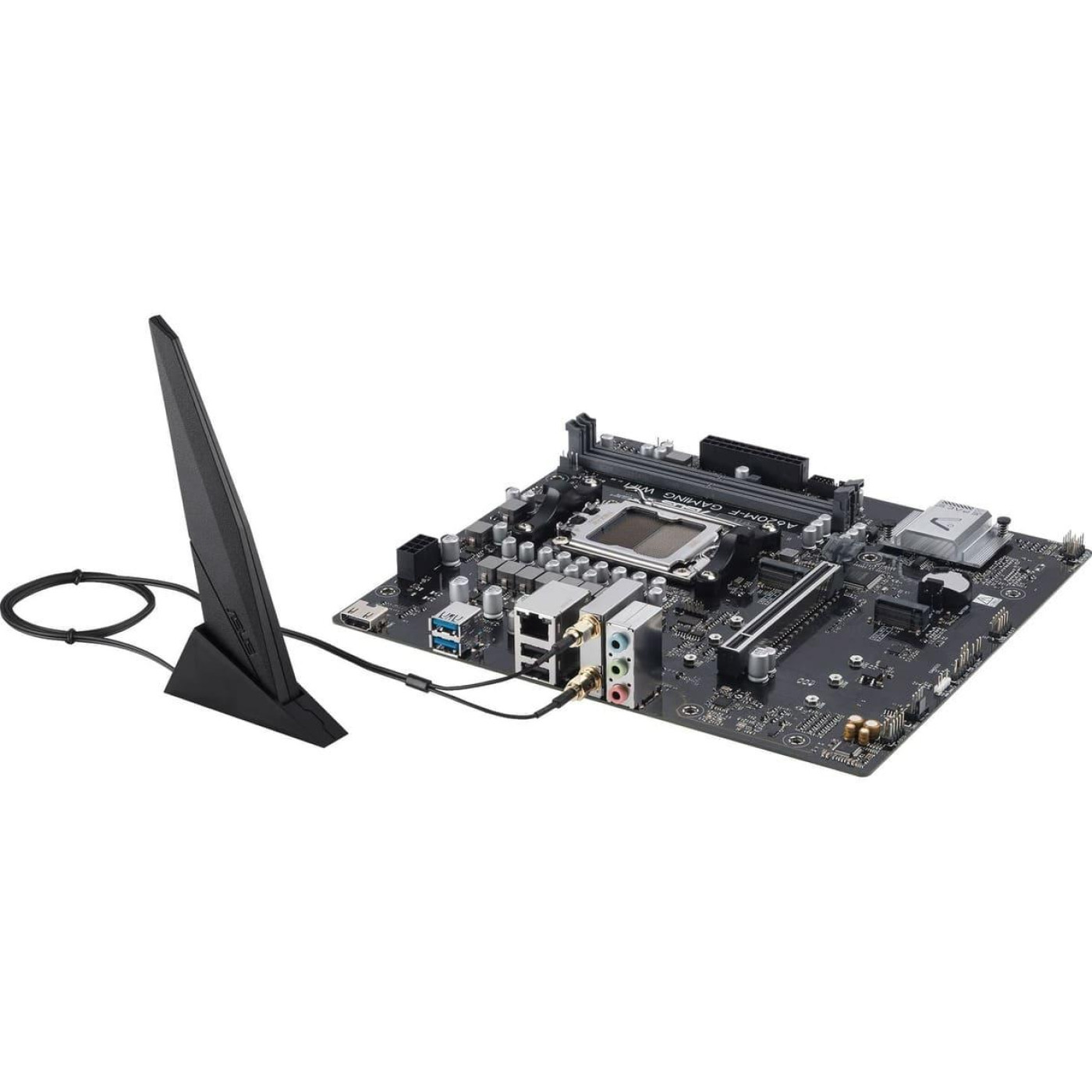 Материнська плата ASUS A620M-F GAMING WIFI (A620M-F GAMING WIFI) (Socket AM5, AMD A620, Micro-ATX)