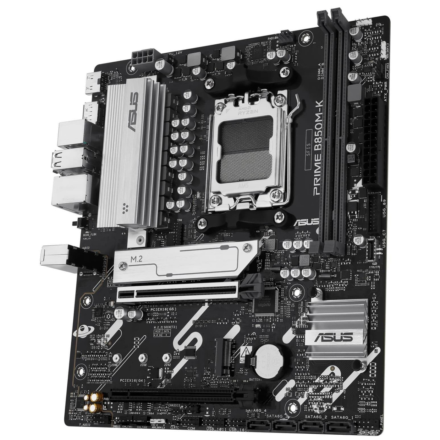 Материнская плата ASUS PRIME B850M-K (PRIME B850M-K) (Socket AM5, AMD B850, Micro-ATX) U1