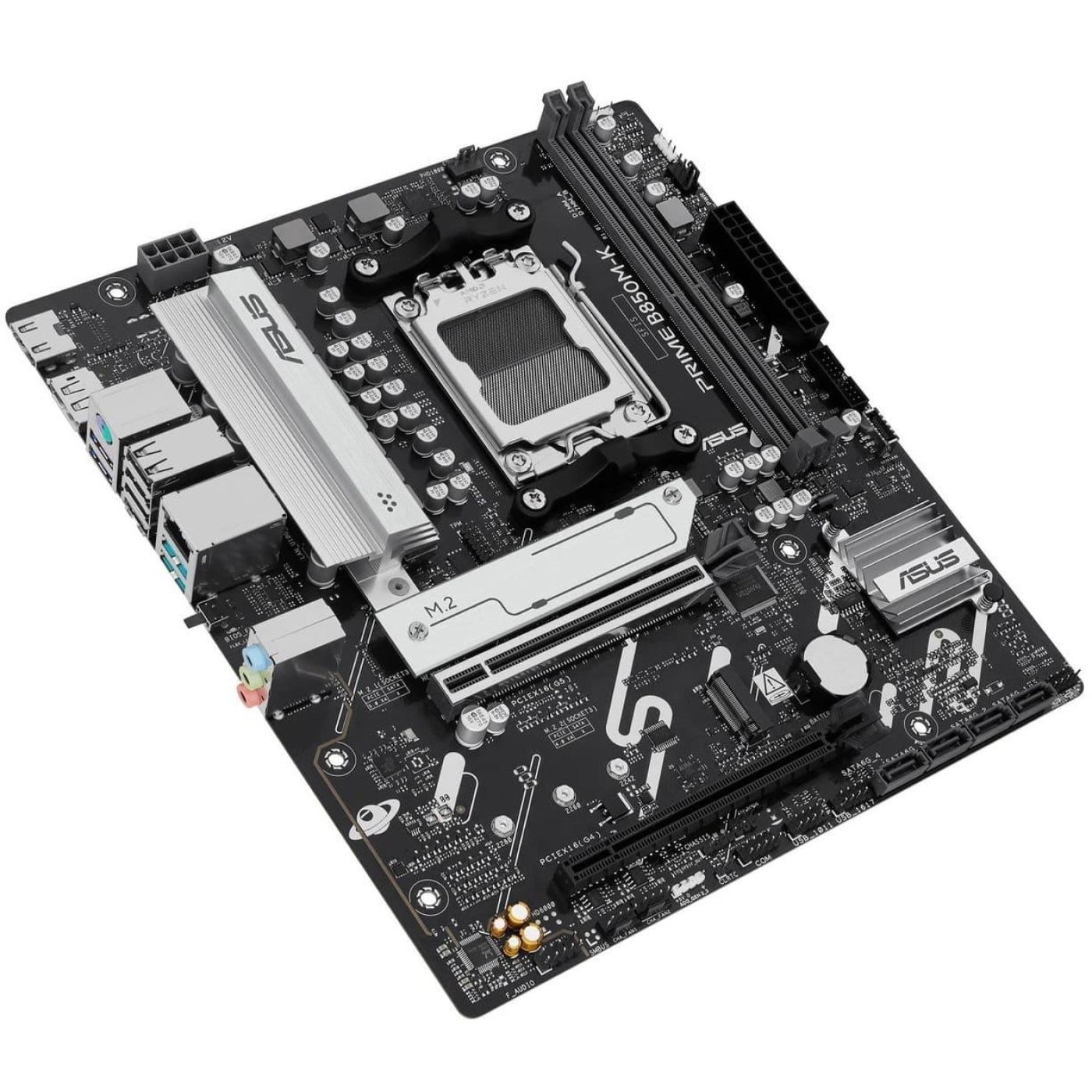 Материнская плата ASUS PRIME B850M-K (PRIME B850M-K) (Socket AM5, AMD B850, Micro-ATX) U1