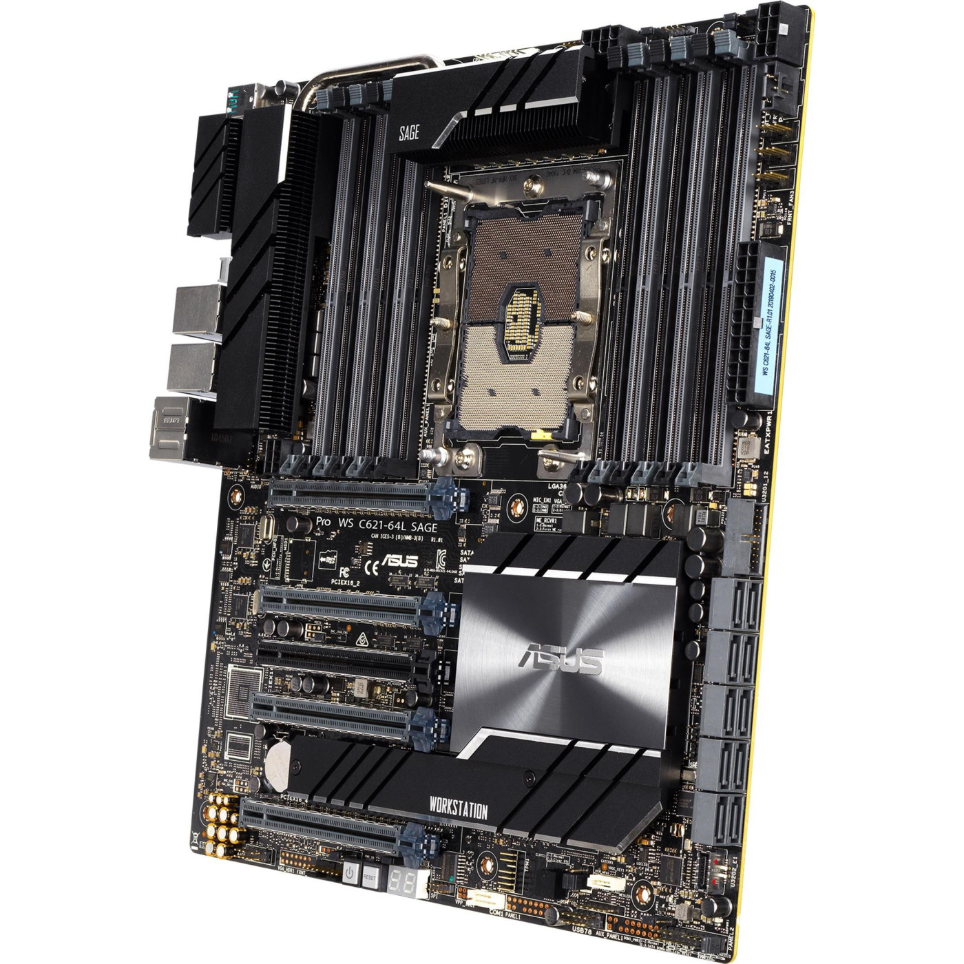 Материнская плата ASUS PRO WS C621-64L SAGE (PRO WS C621-64L SAGE) (Socket 3647, Intel C621, SSI CEB)