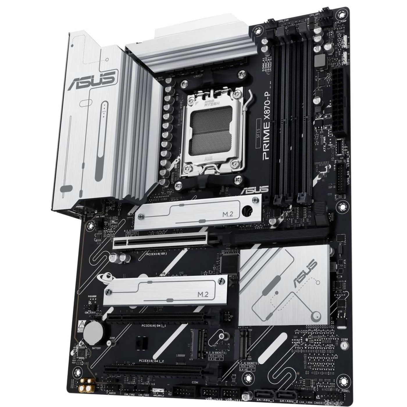 Материнська плата ASUS PRIME X870-P (PRIME X870-P) (Socket AM5, AMD X870, ATX)
