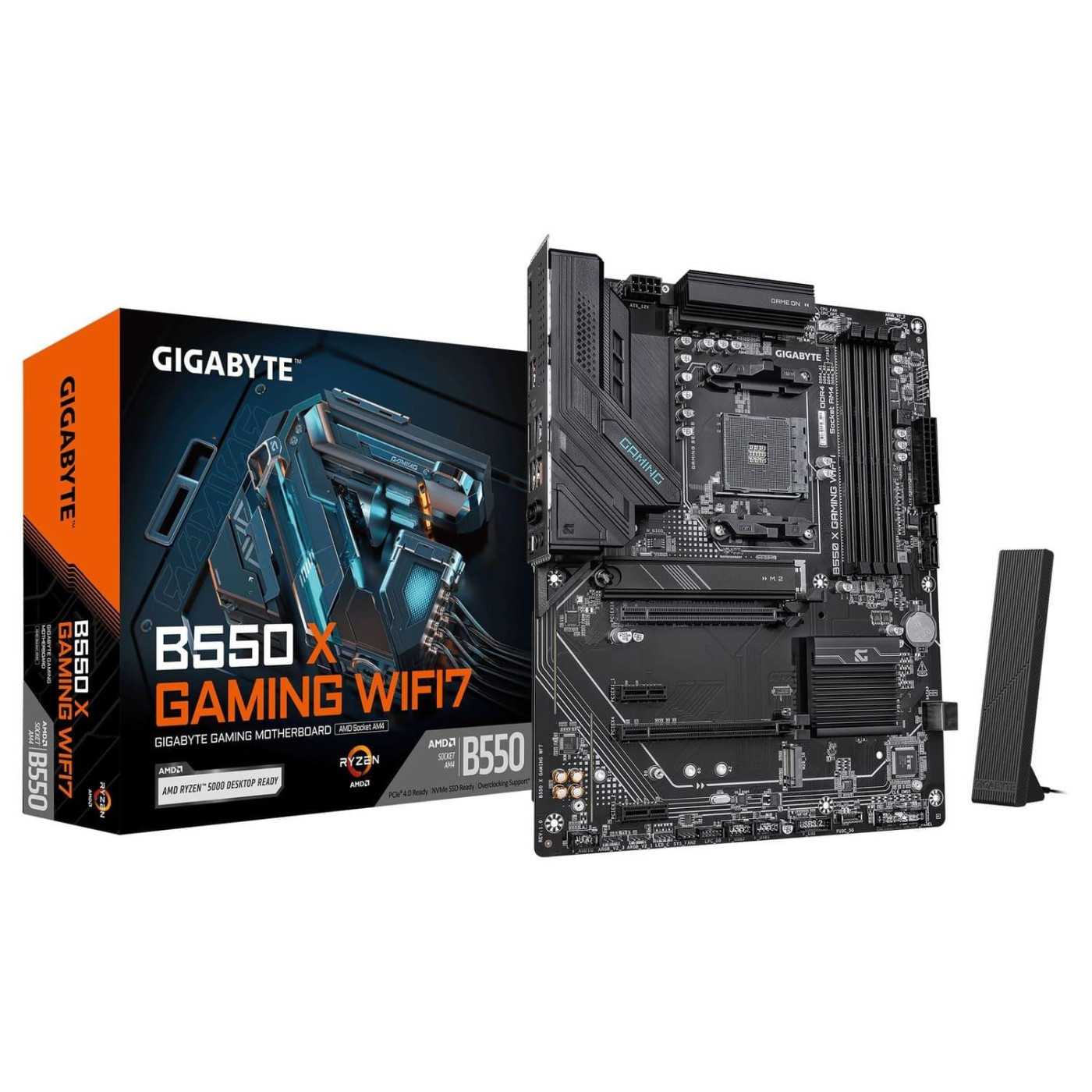 Материнська плата GIGABYTE B550 X GAMING WIFI7 (B550 GAMING X WIFI7) (Socket AM4, AMD B550, ATX)
