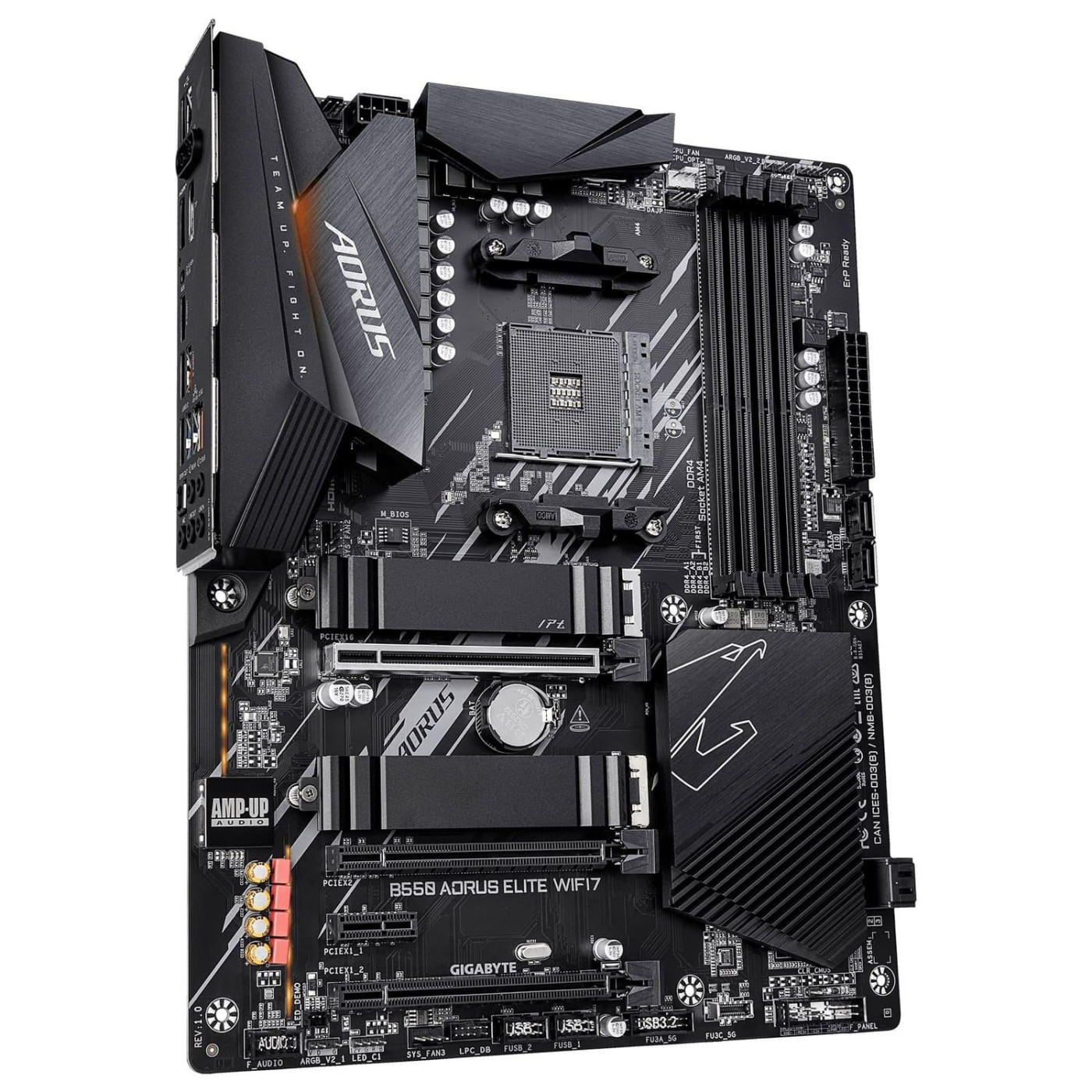 Материнська плата GIGABYTE B550 AORUS ELITE WIFI7 (B550 AORUS ELITE WIFI7) (Socket AM4, AMD B550, ATX)