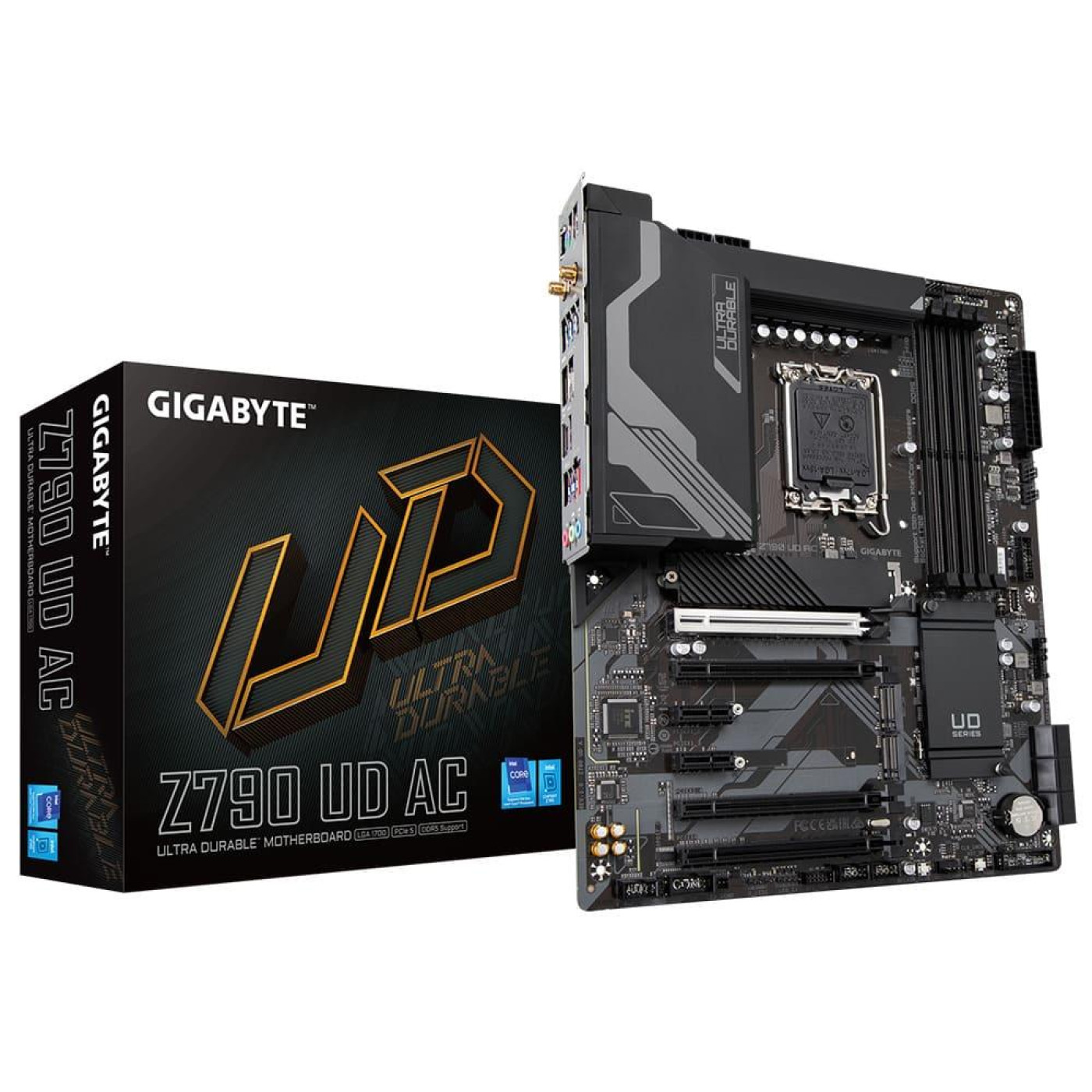 Материнська плата GIGABYTE Z790 UD AC (Z790 UD AC) (Socket 1700, Intel Z790, ATX) Б/в
