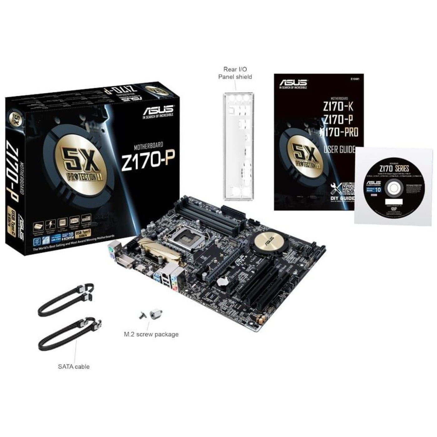 Материнська плата ASUS Z170-P (Z170-P) (Socket 1151, Intel Z170, ATX) Б/в