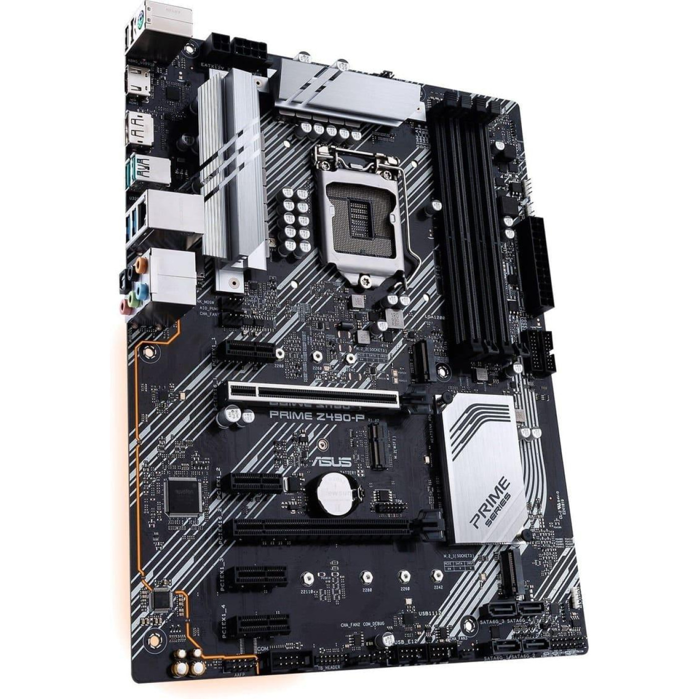 Материнская плата ASUS PRIME Z490-P (PRIME Z490-P) (Socket 1200, Intel Z490, ATX) Б/у,U1