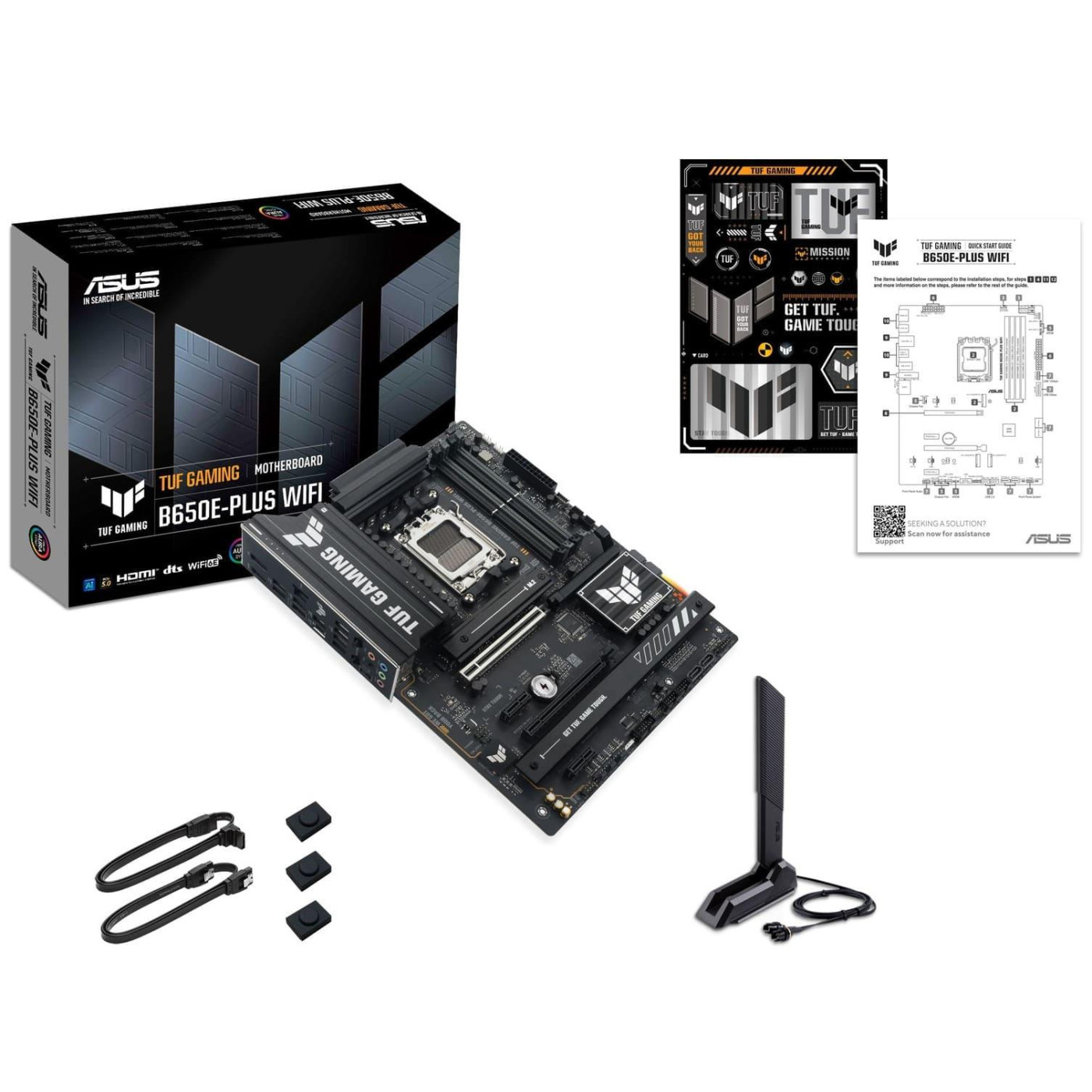 Материнська плата ASUS TUF GAMING B650E-PLUS WIFI (TUF GAMING B650E-PLUS WIFI) (Socket AM5, AMD B650, ATX)