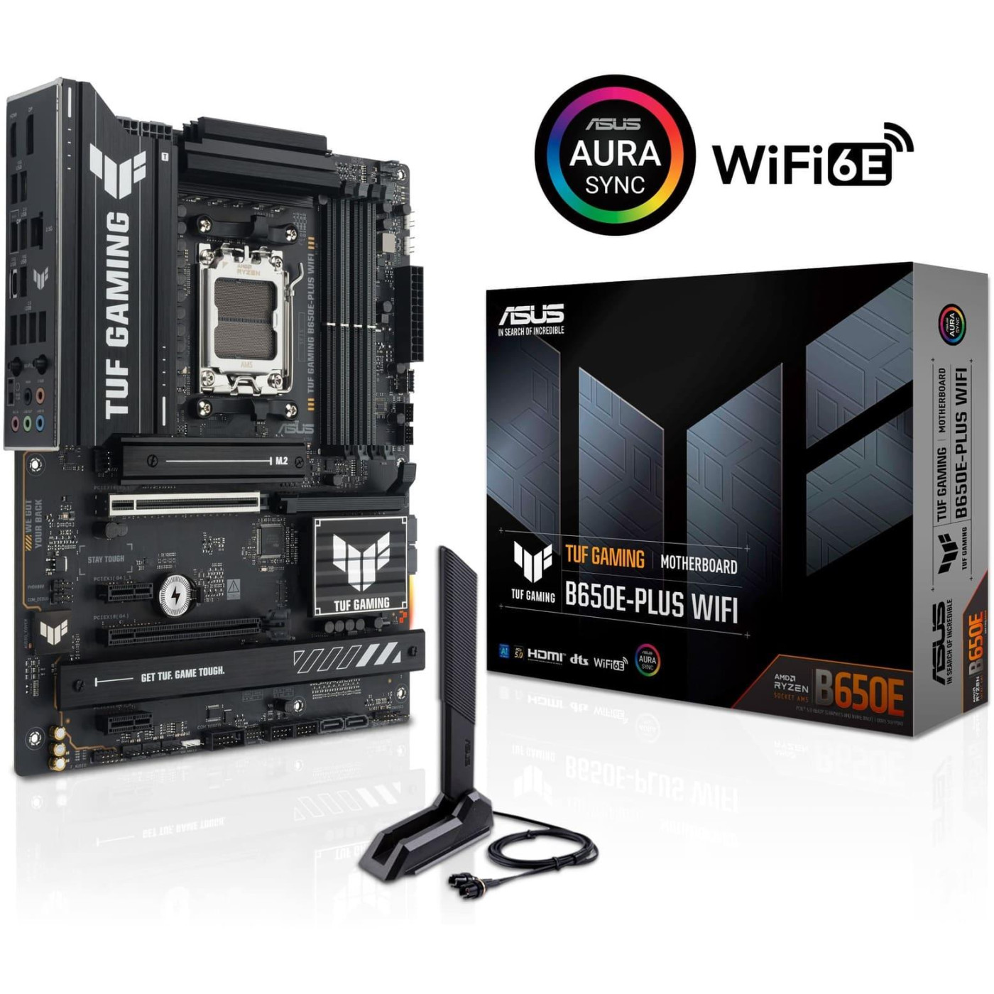 Материнська плата ASUS TUF GAMING B650E-PLUS WIFI (TUF GAMING B650E-PLUS WIFI) (Socket AM5, AMD B650, ATX)