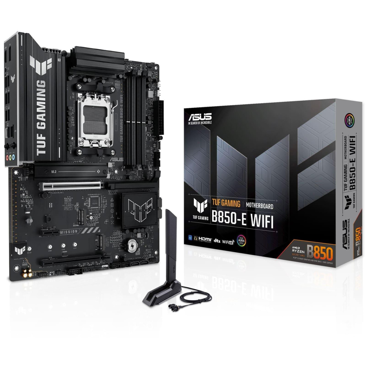 Материнская плата ASUS TUF GAMING B850-E WIFI (TUF GAMING B850-E WIFI) (Socket AM5, AMD B850, ATX) U1