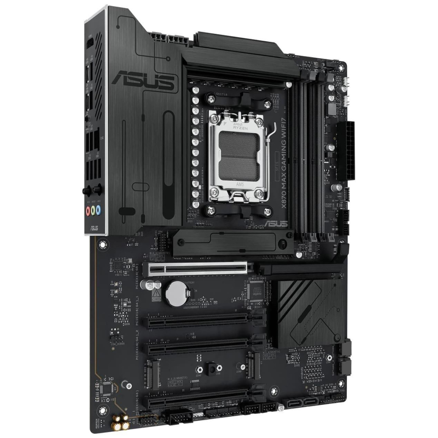 Материнська плата ASUS X870 MAX GAMING WIFI7 (X870 MAX GAMING WIFI7) (Socket AM5, AMD X870, ATX)