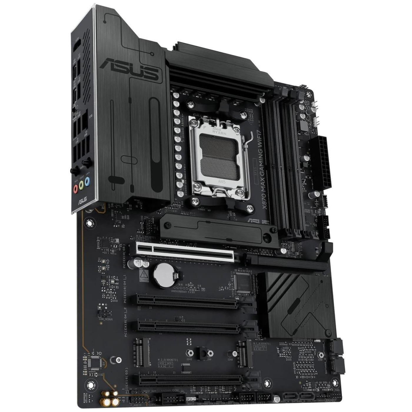 Материнська плата ASUS X870 MAX GAMING WIFI7 (X870 MAX GAMING WIFI7) (Socket AM5, AMD X870, ATX)