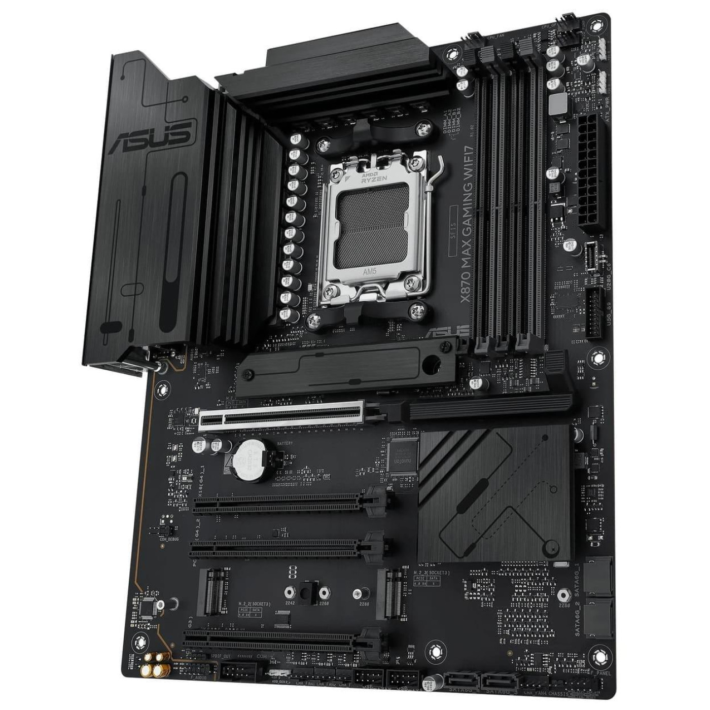 Материнська плата ASUS X870 MAX GAMING WIFI7 (X870 MAX GAMING WIFI7) (Socket AM5, AMD X870, ATX)