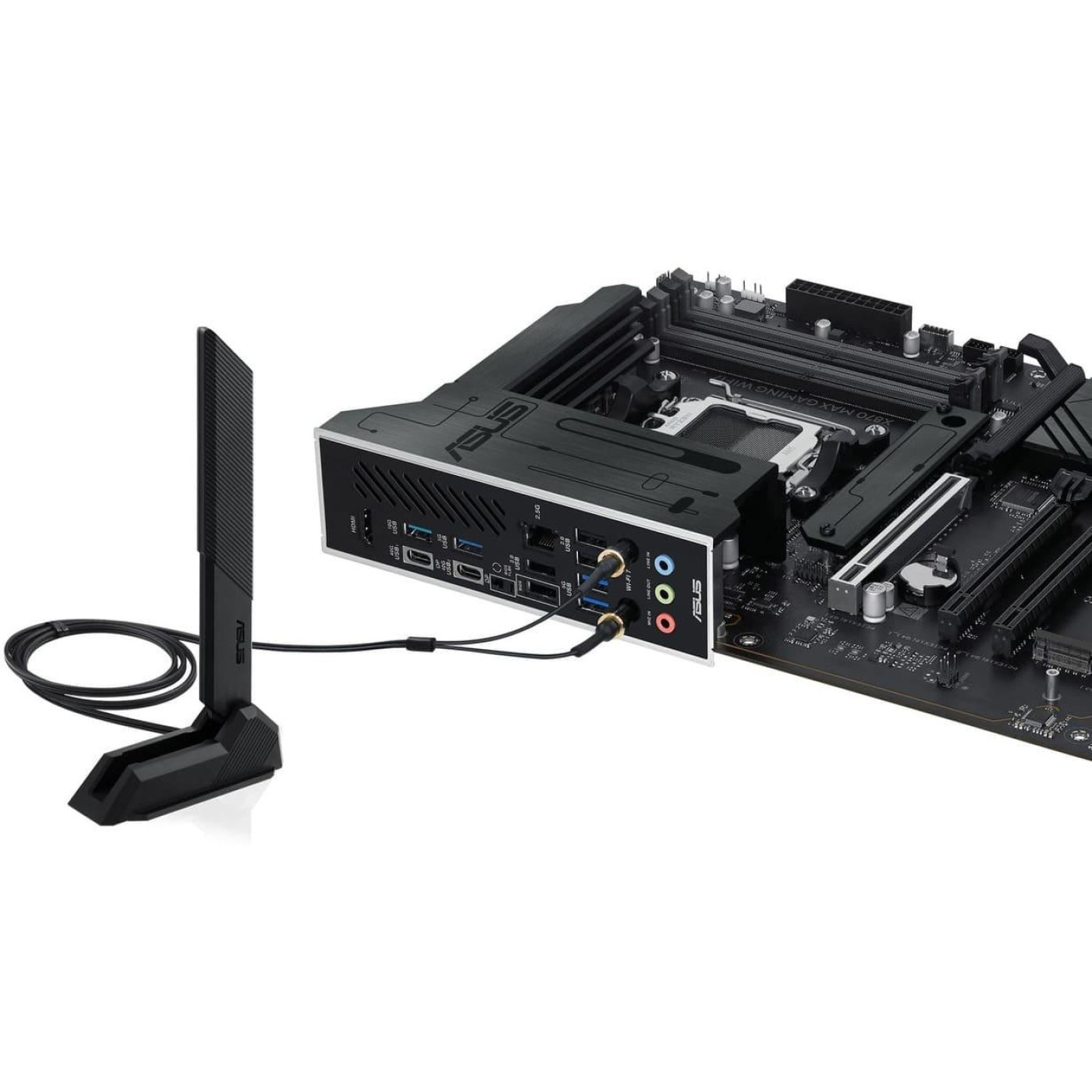 Материнська плата ASUS X870 MAX GAMING WIFI7 (X870 MAX GAMING WIFI7) (Socket AM5, AMD X870, ATX)