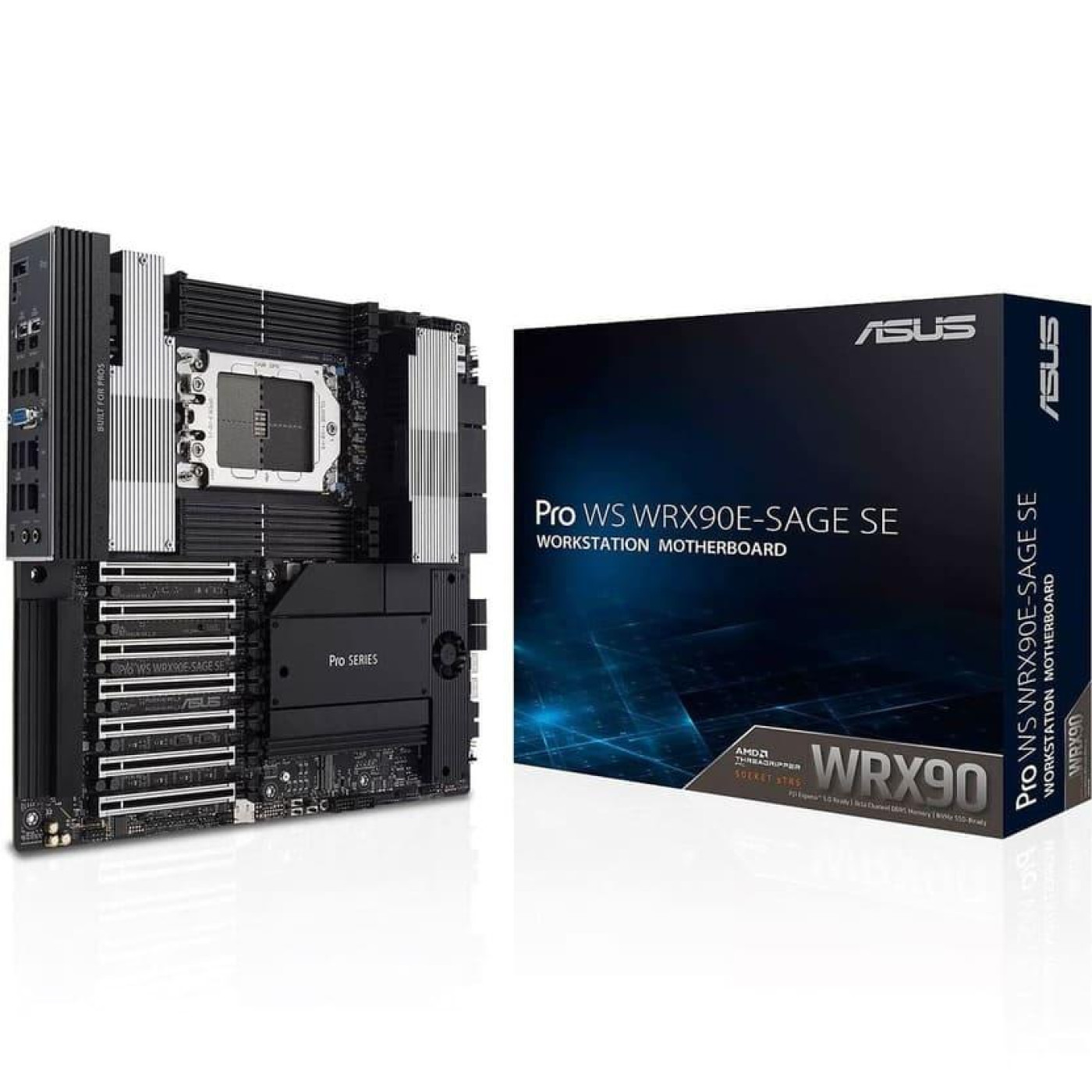 Материнська плата ASUS PRO WS WRX90E-SAGE SE (PRO WS WRX90E-SAGE SE) (Socket TR5, AMD WRX90, EEB)