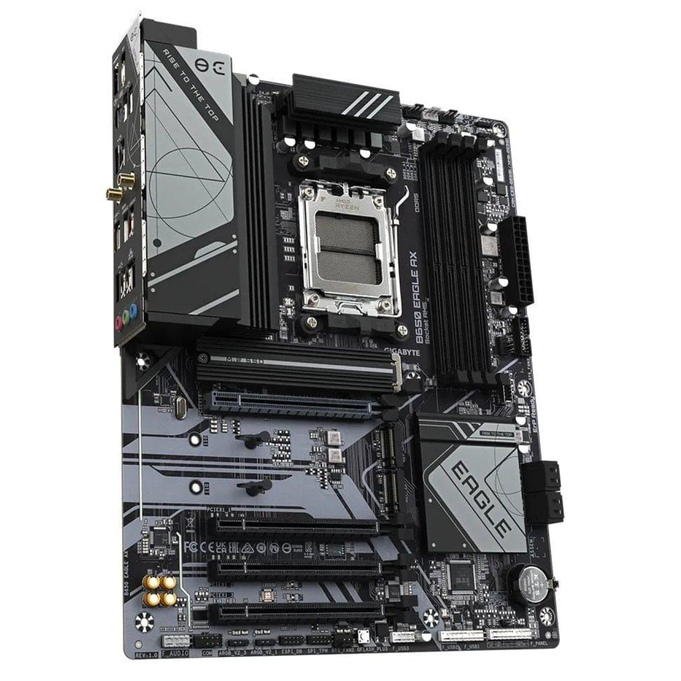 Материнська плата Gigabyte B650 EAGLE AX (B650 EAGLE AX) (Socket AM5, AMD B650, ATX) Б/в,U1