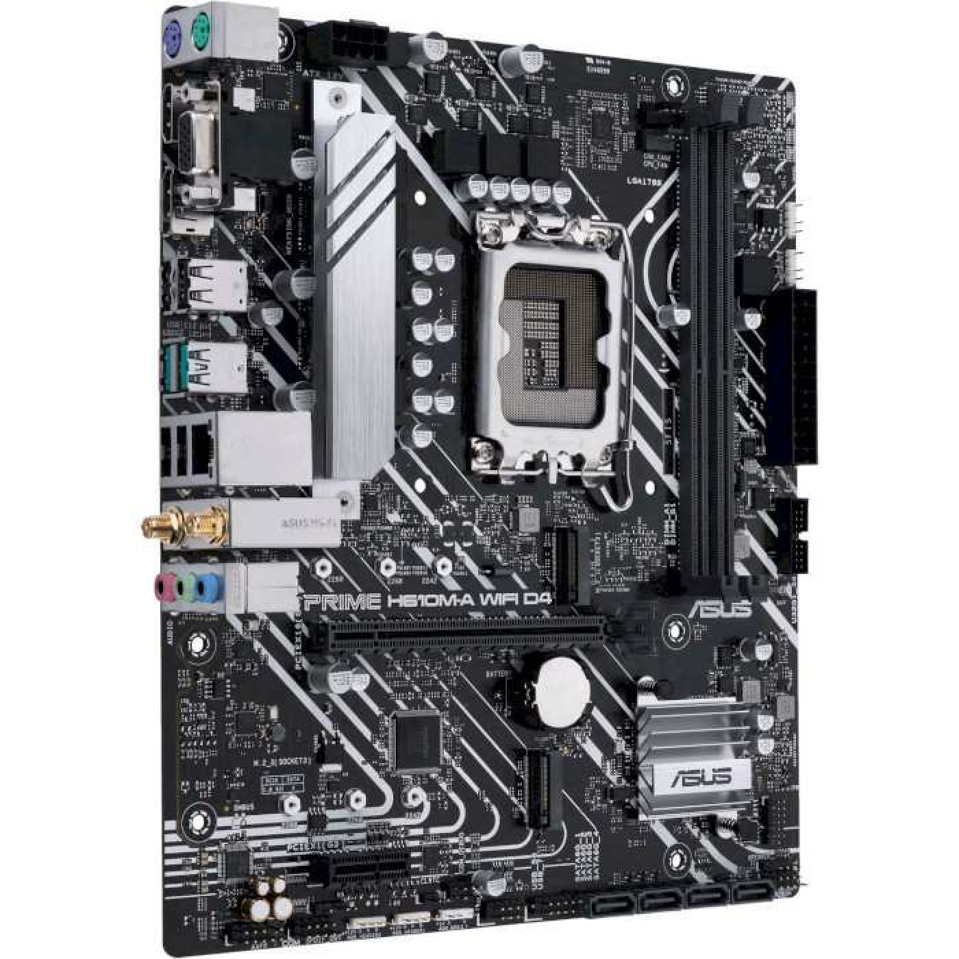 Материнська плата ASUS PRIME H610M-A WIFI D4 (PRIME H610M-A WIFI D4) (Socket 1700, Intel H610, Micro-ATX)