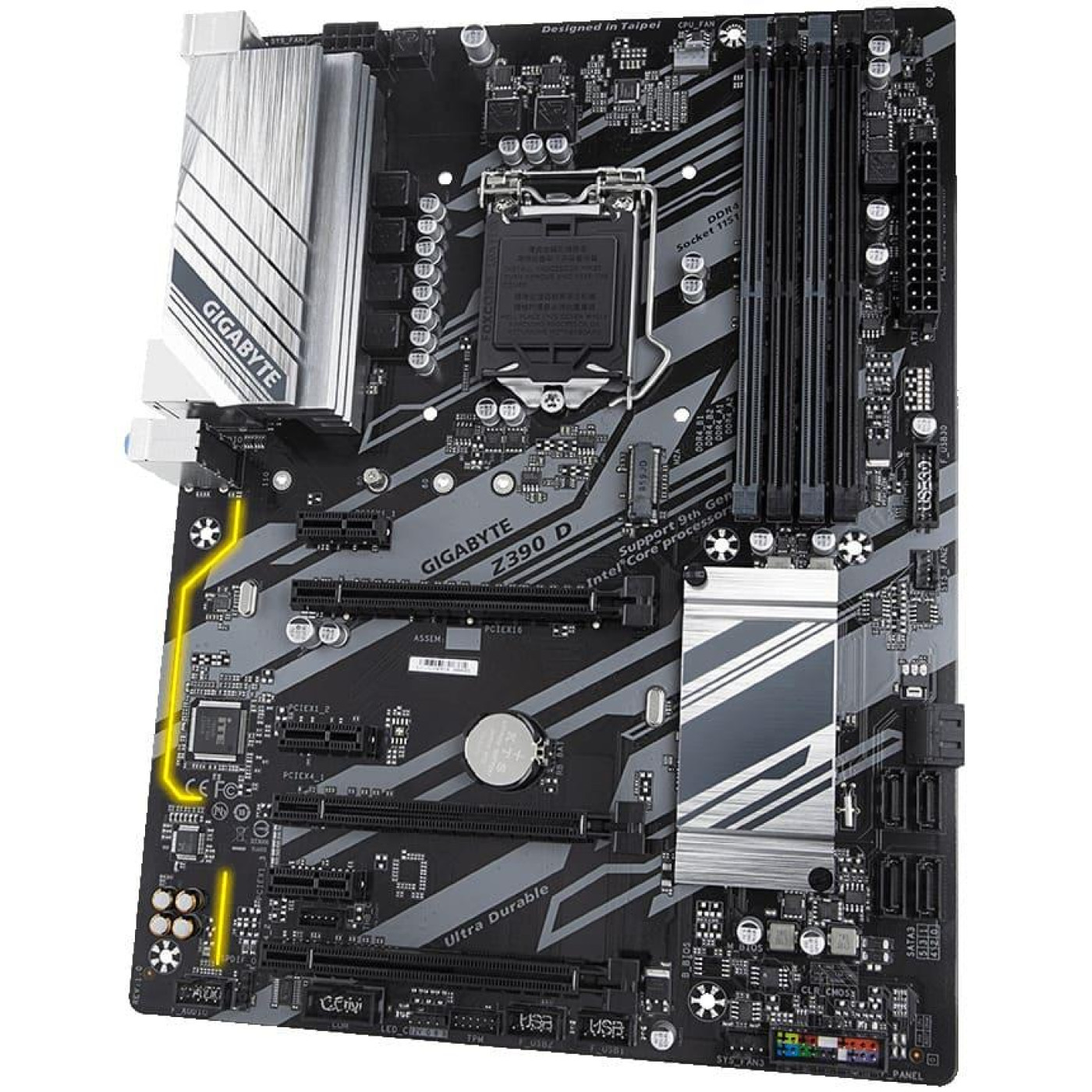 Материнская плата Gigabyte Z390 D (Z390 D) (Socket 1151 v2, Intel Z390, ATX) Б/у