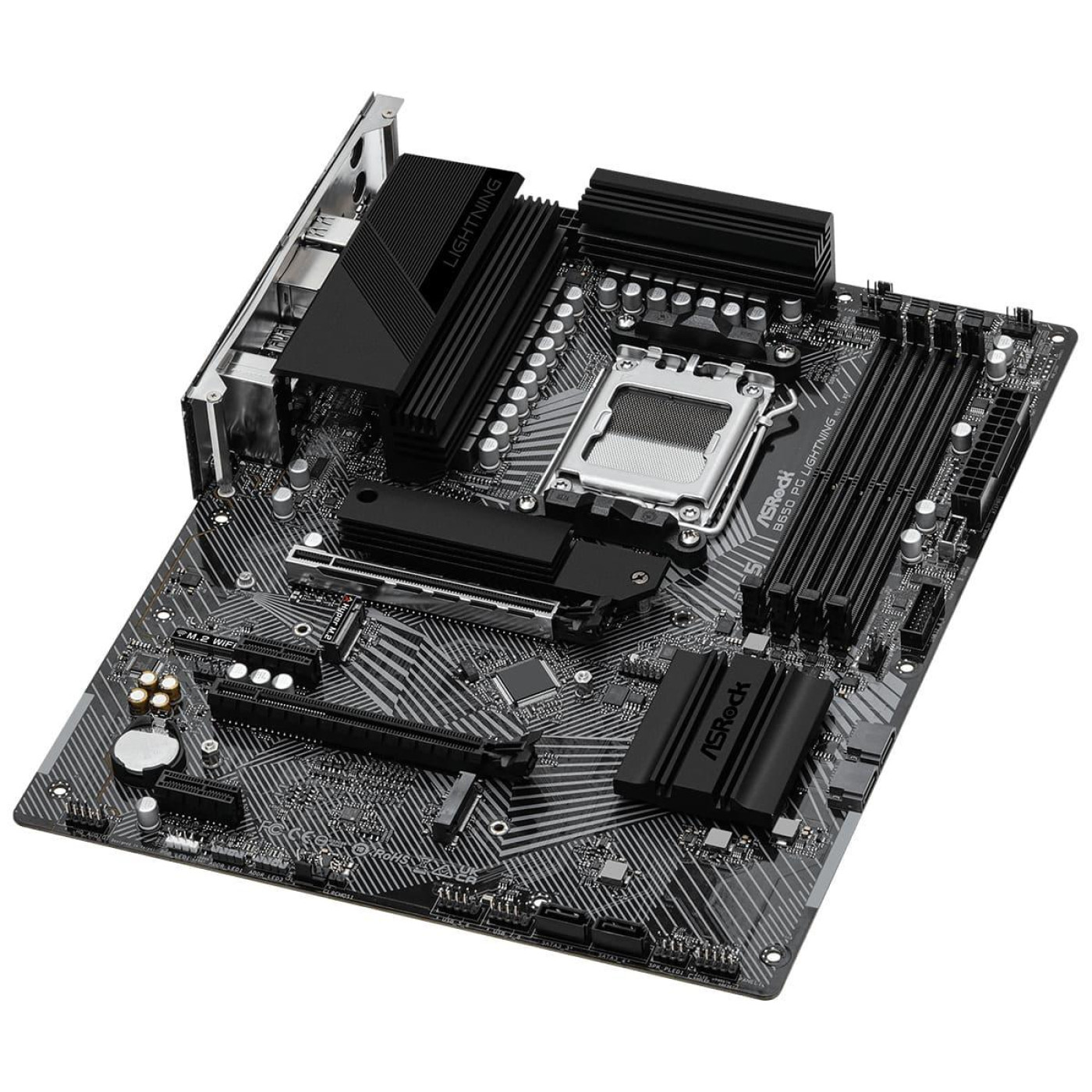 Материнская плата AsRock B650 PG LIGHTNING (B650 PG LIGHTNING) (Socket AM5, AMD B650, ATX)